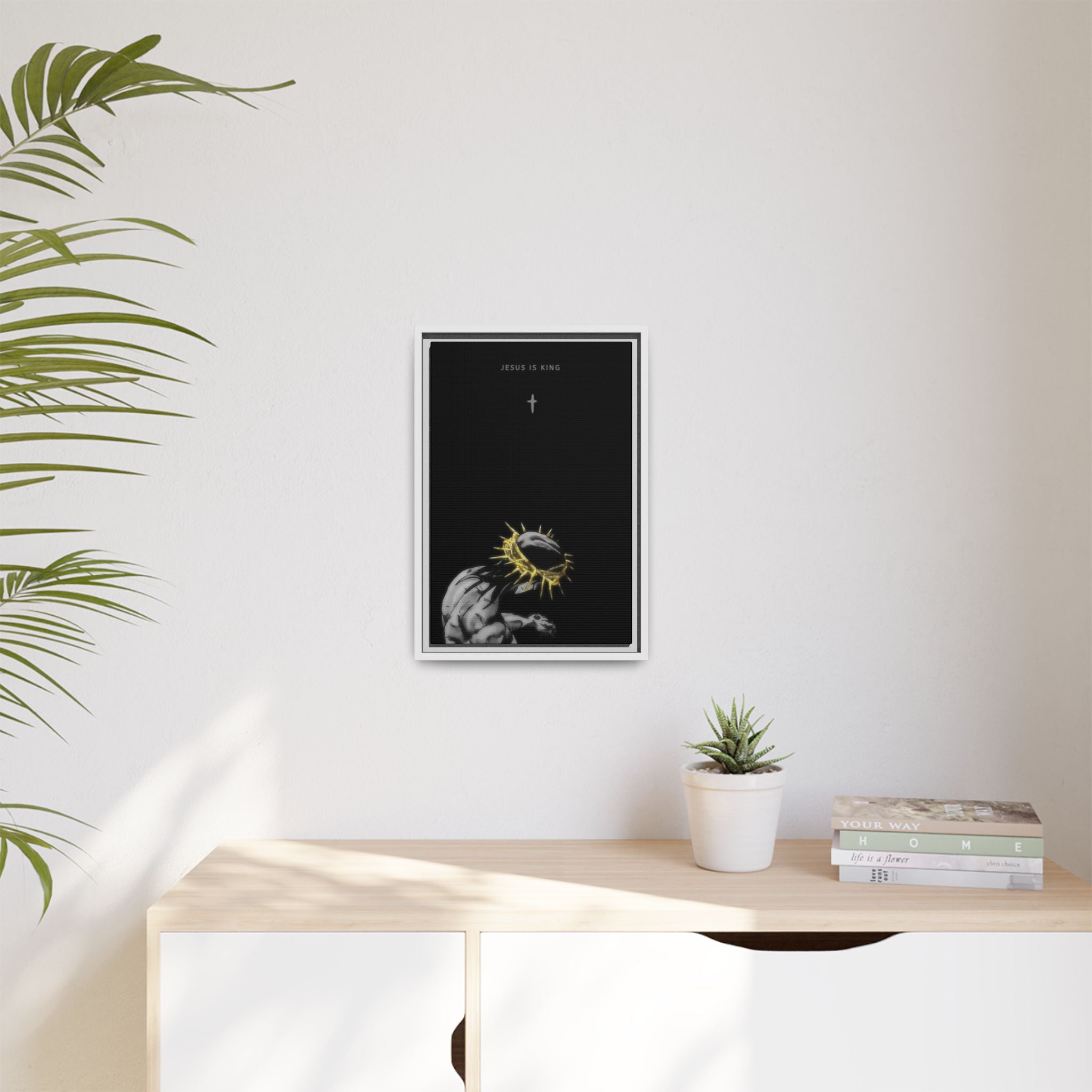 Jesus Is King Framed