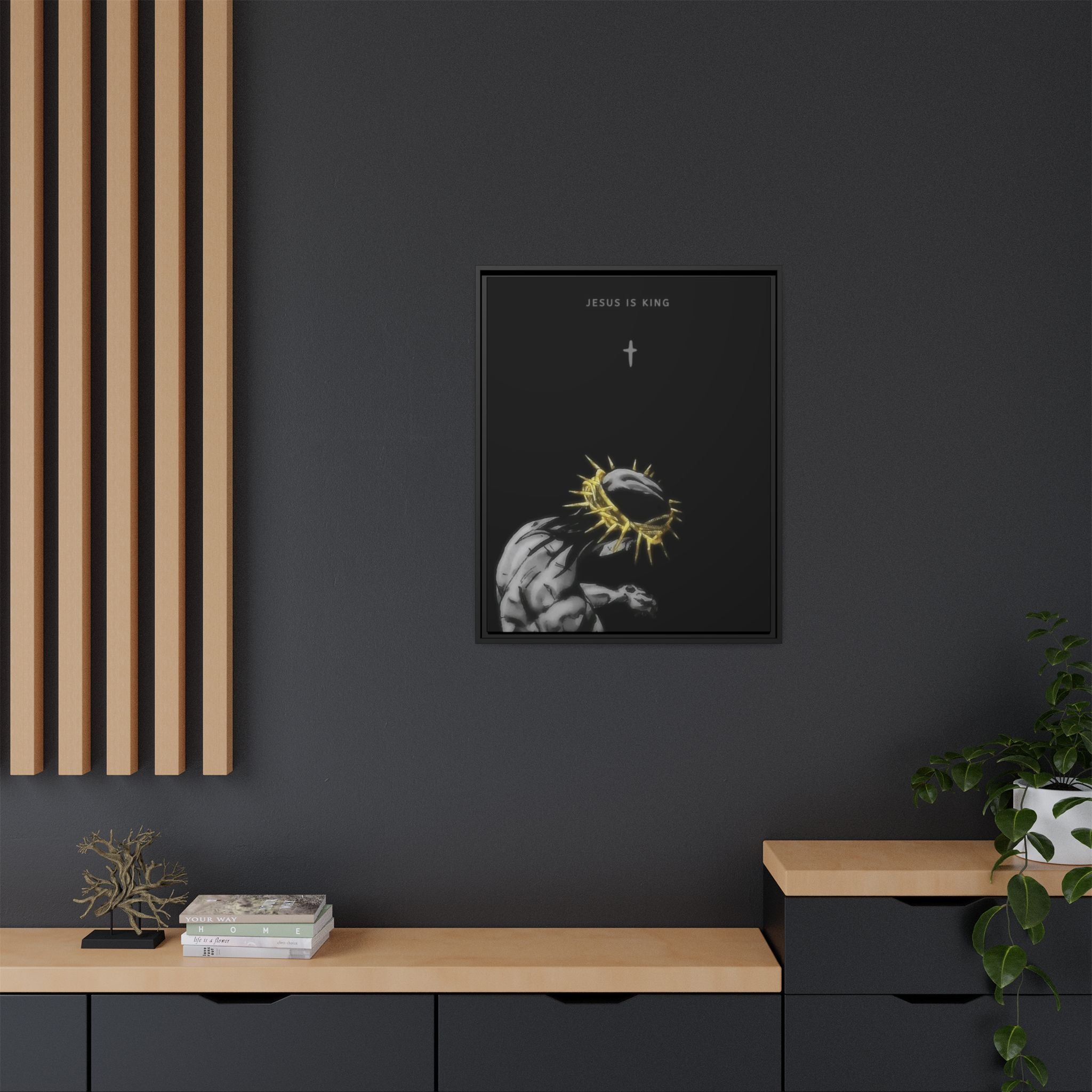 Jesus Is King Framed