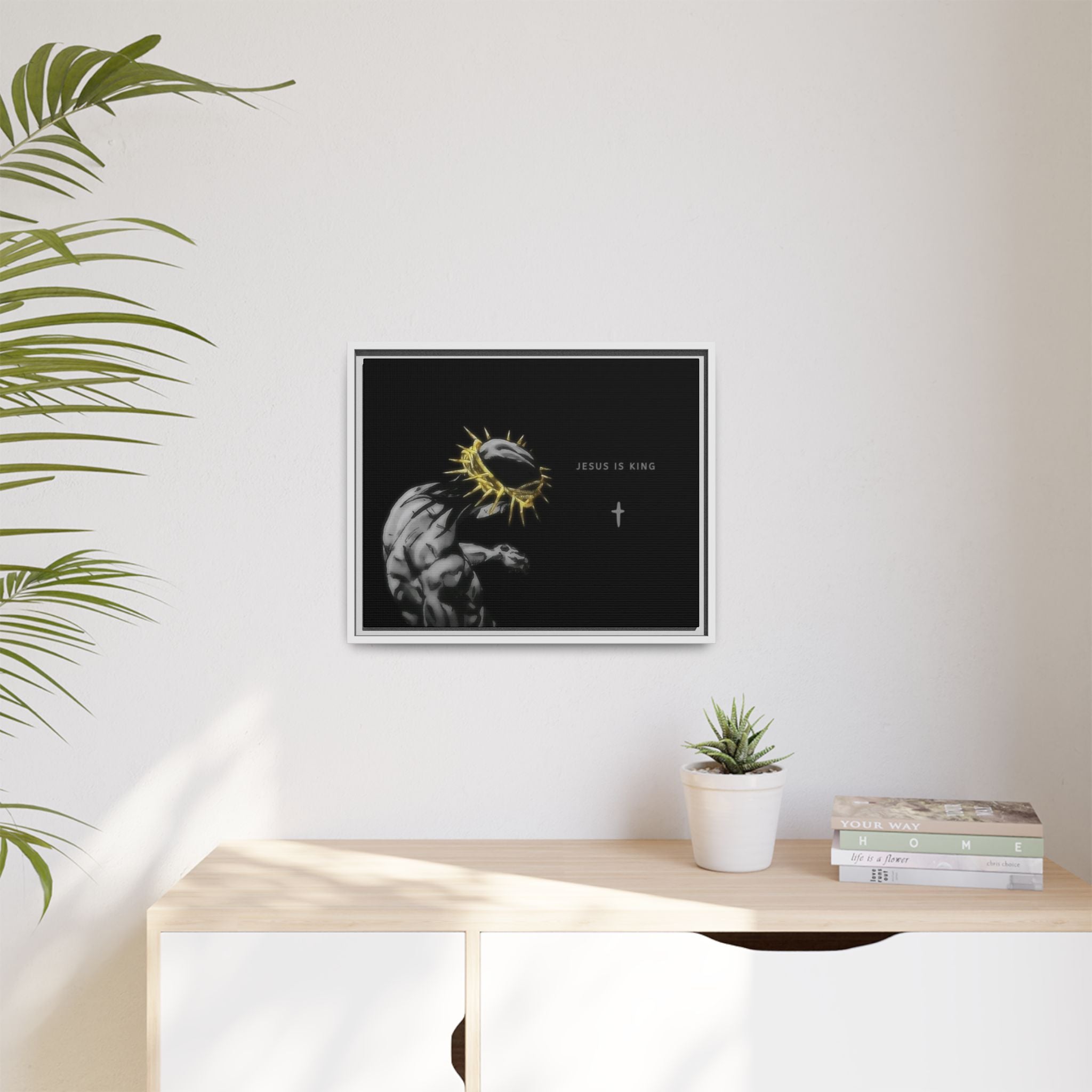 Jesus Is King Framed