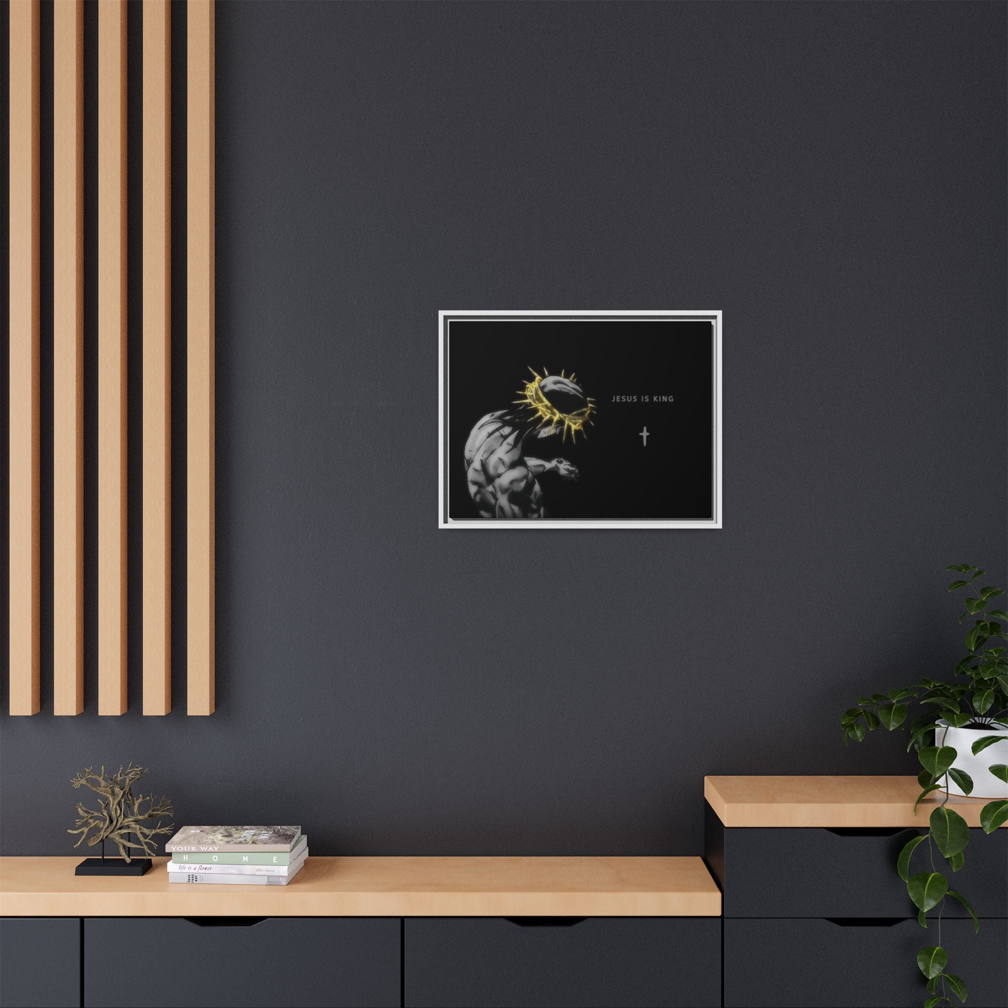 Jesus Is King Framed
