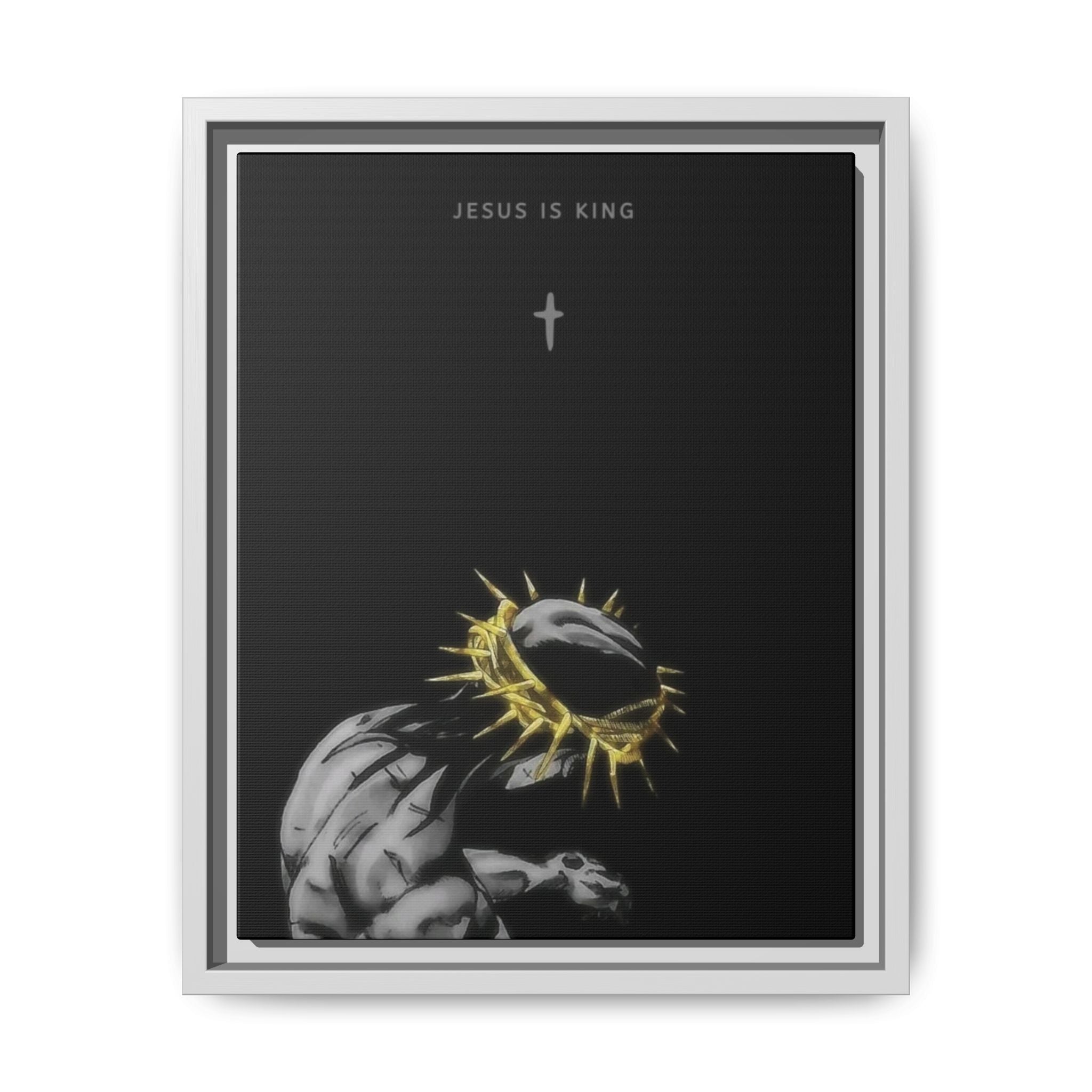 Jesus Is King Framed