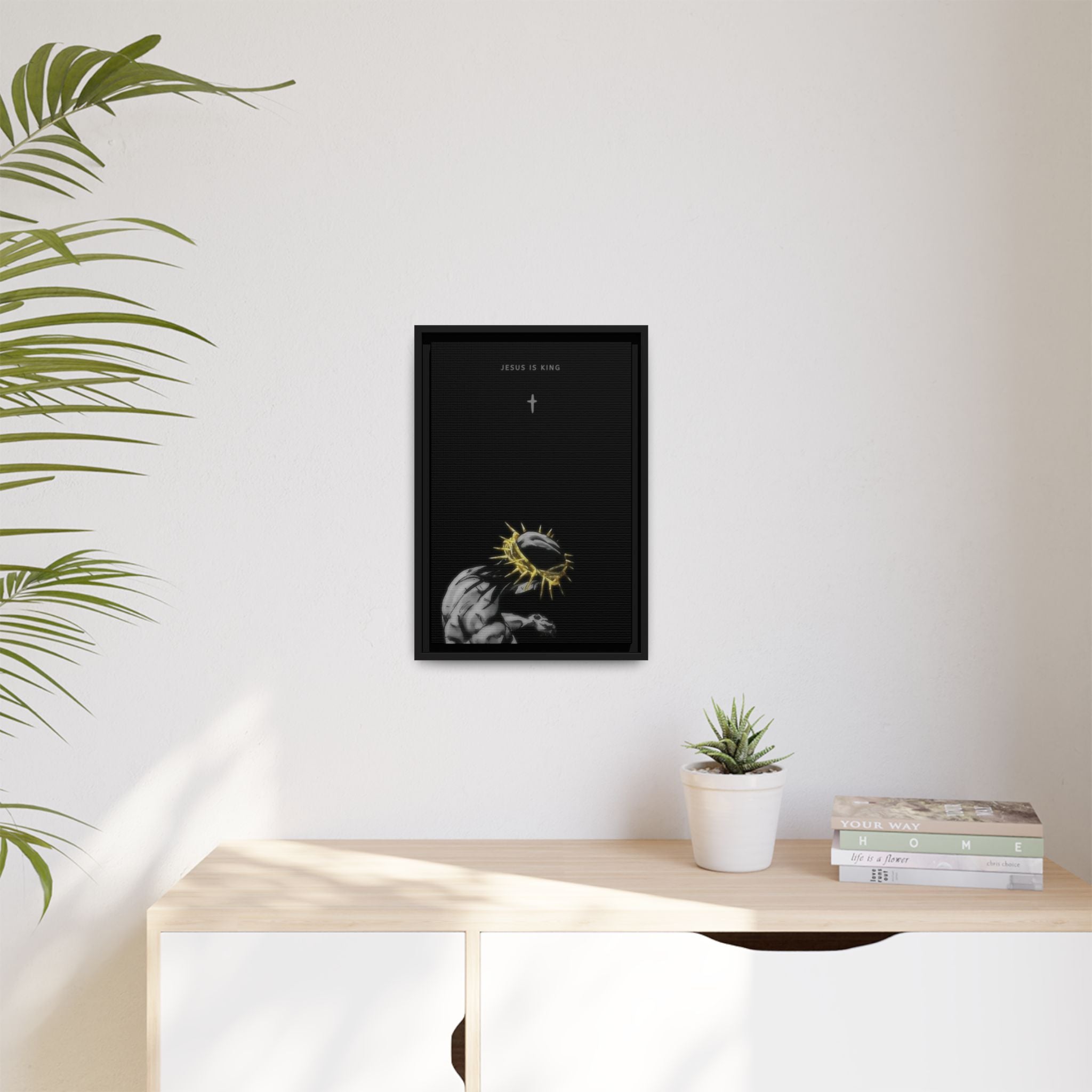 Jesus Is King Framed