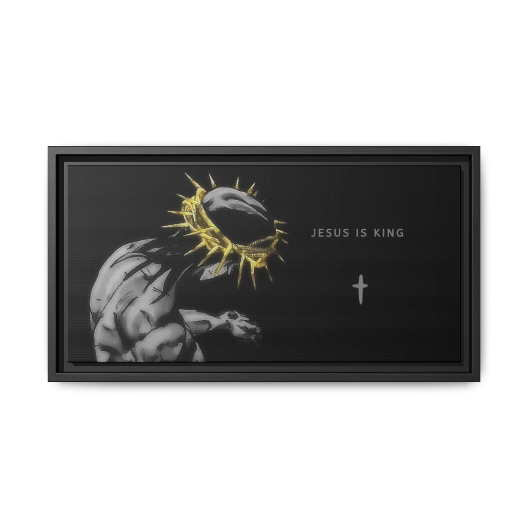 Jesus Is King Framed