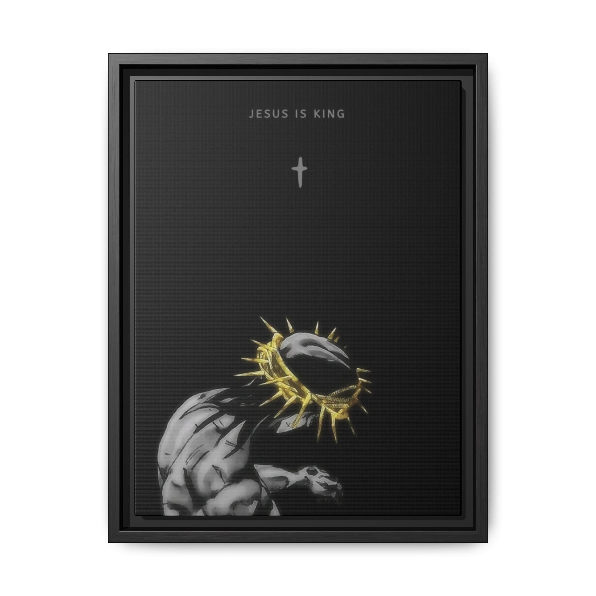 Jesus Is King Framed