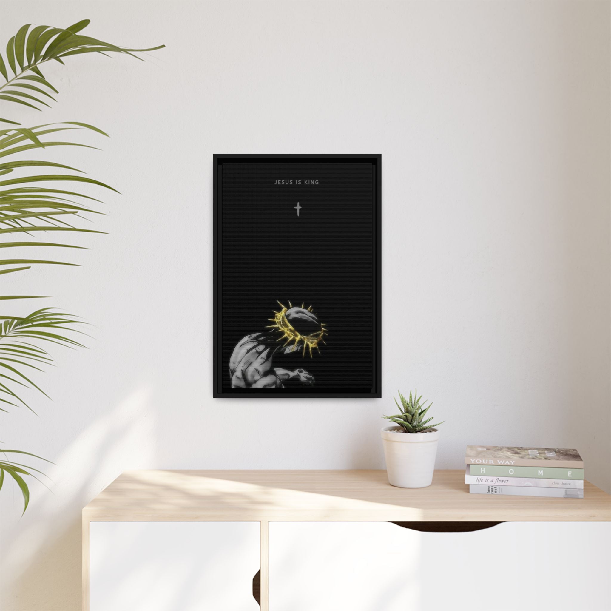 Jesus Is King Framed