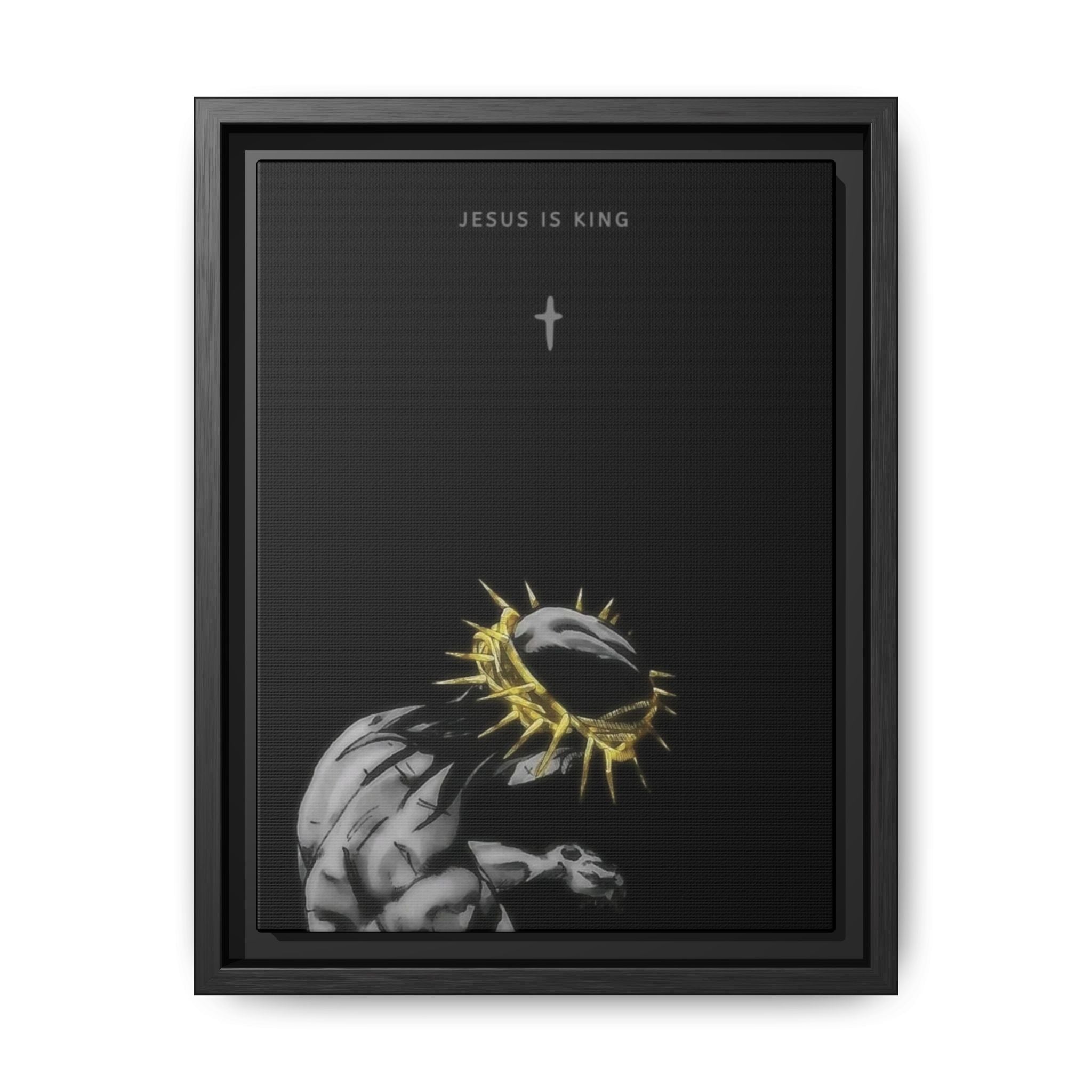 Jesus Is King Framed