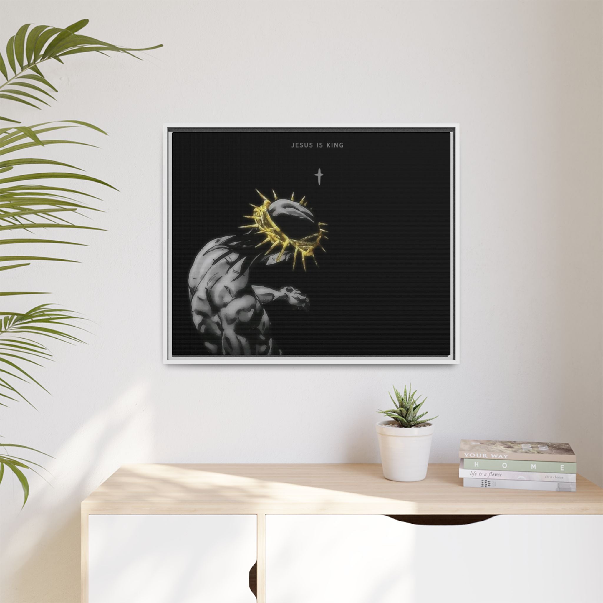 Jesus Is King Framed