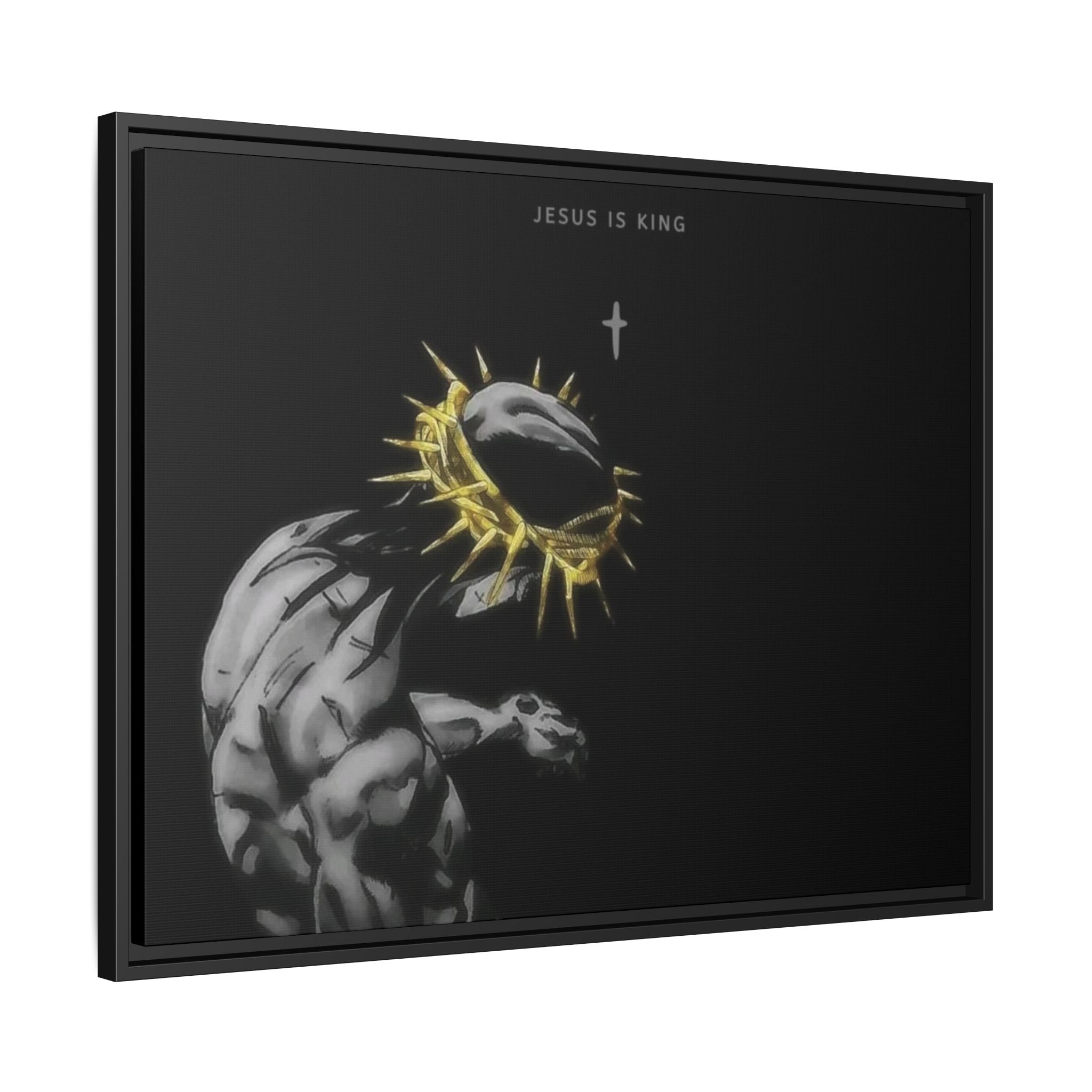 Jesus Is King Framed