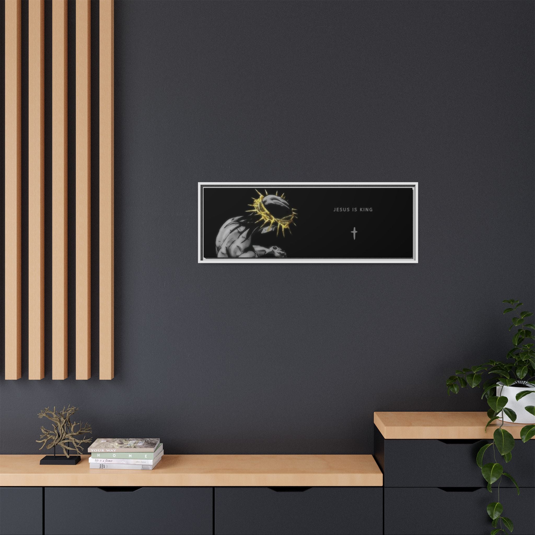 Jesus Is King Framed