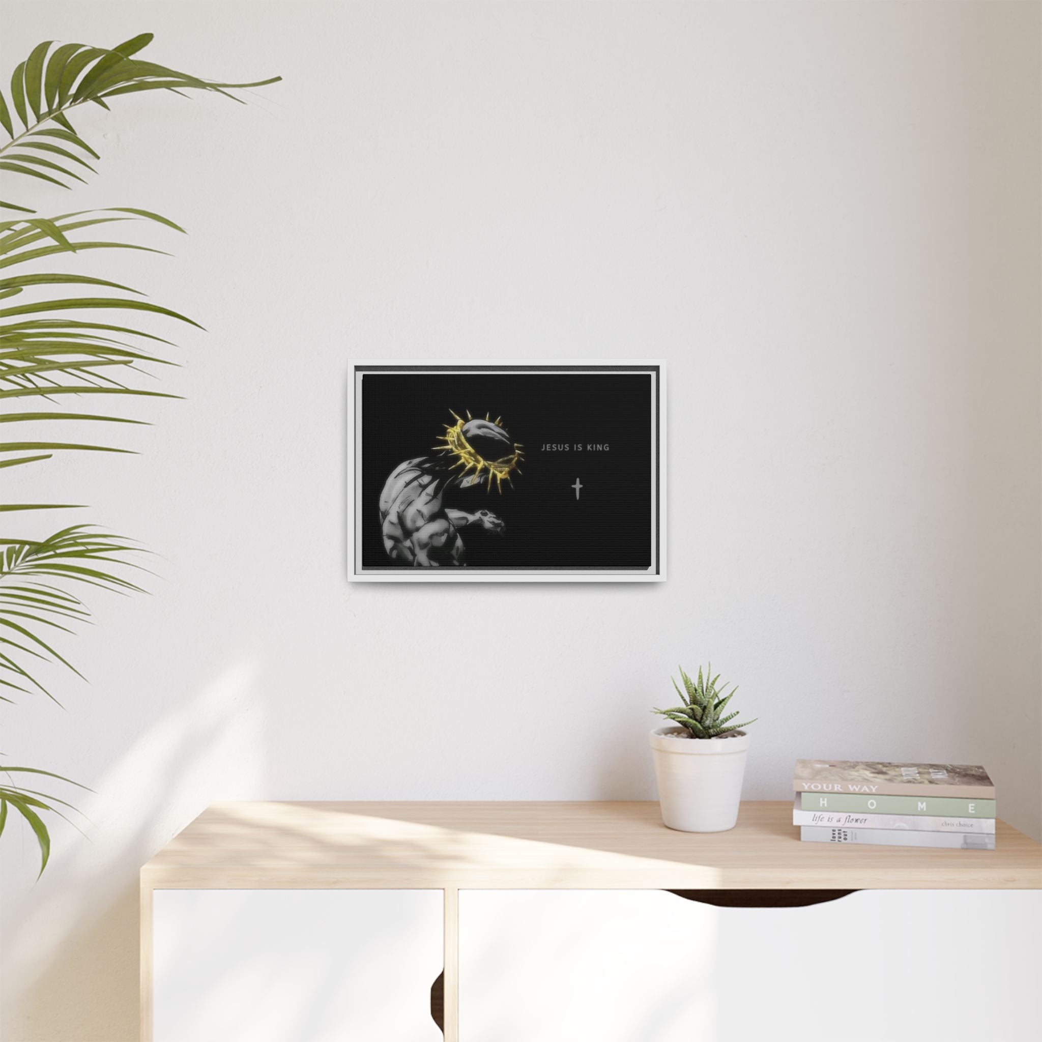 Jesus Is King Framed