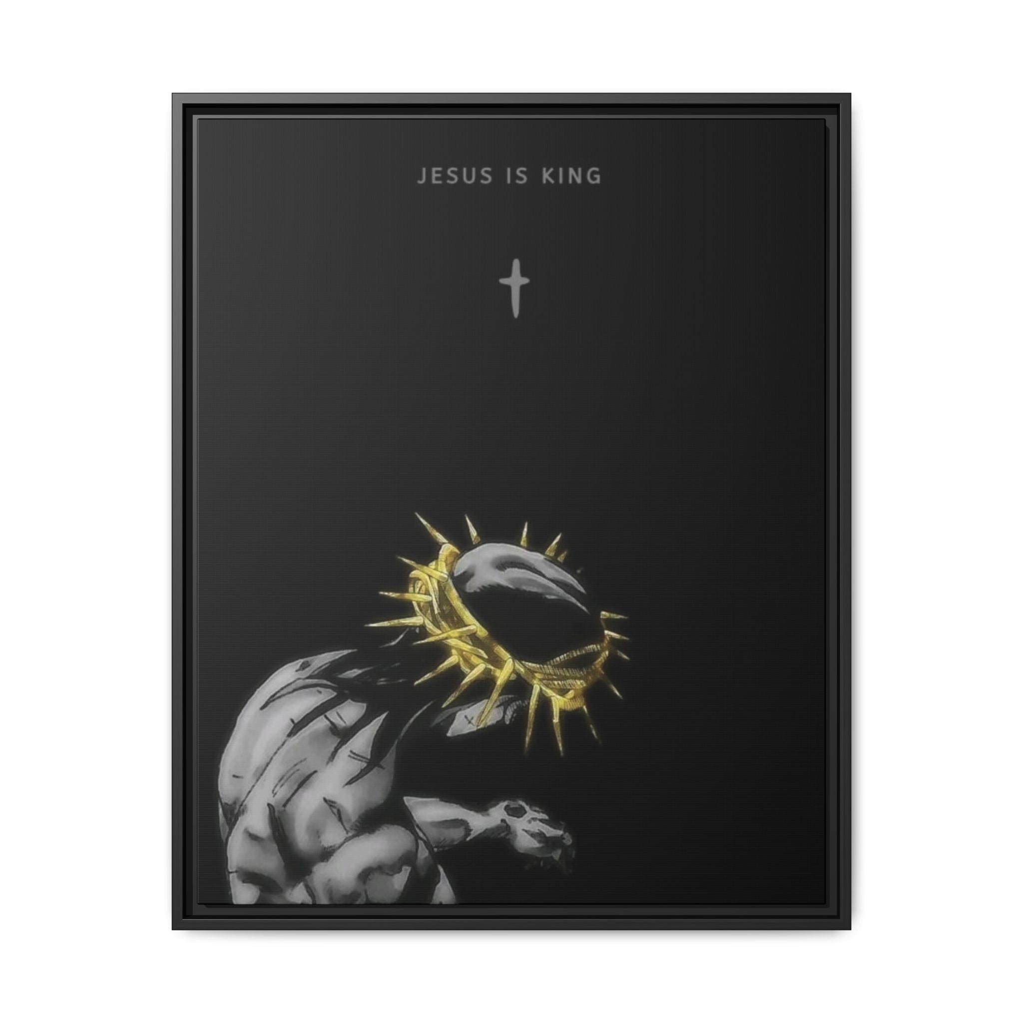 Jesus Is King Framed