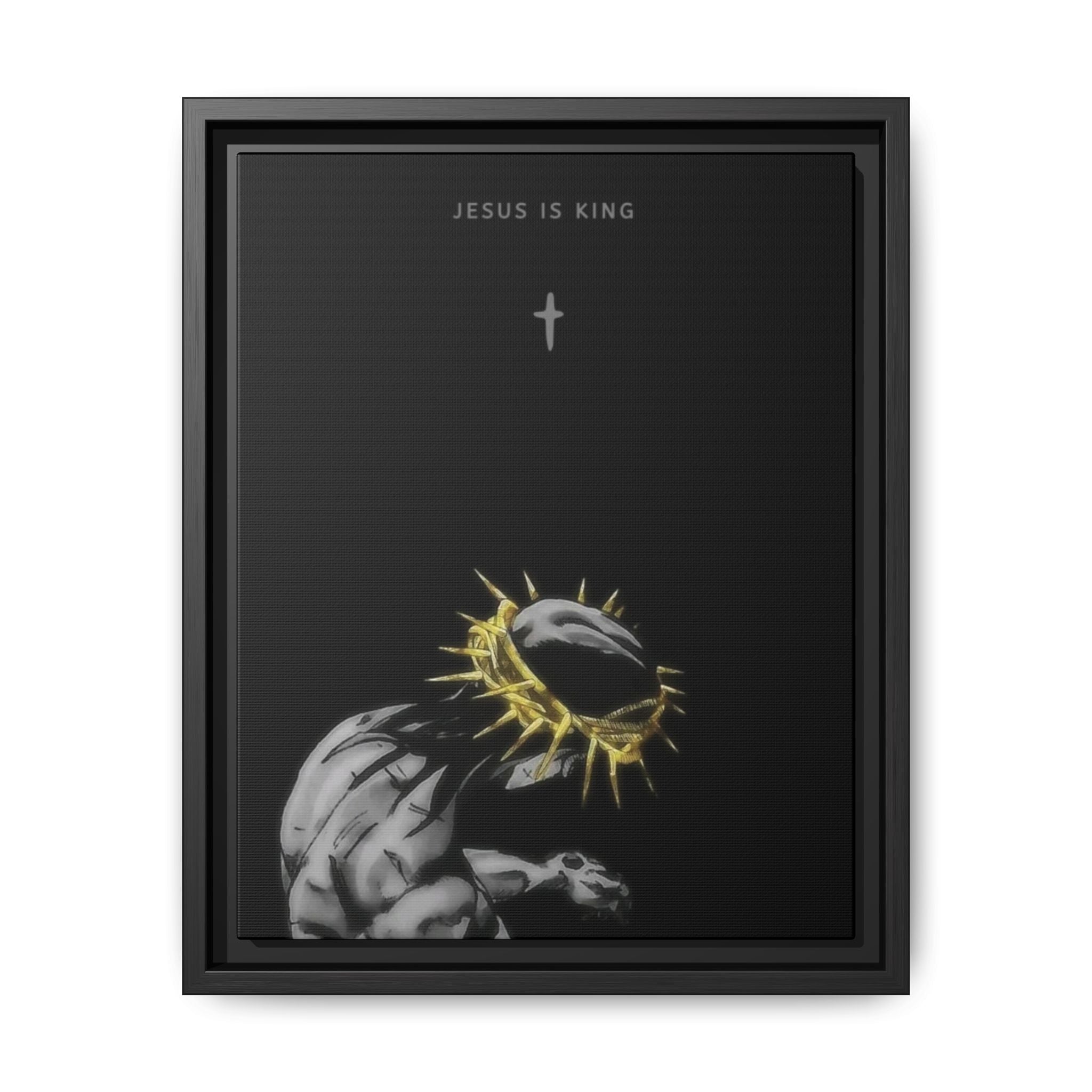 Jesus Is King Framed