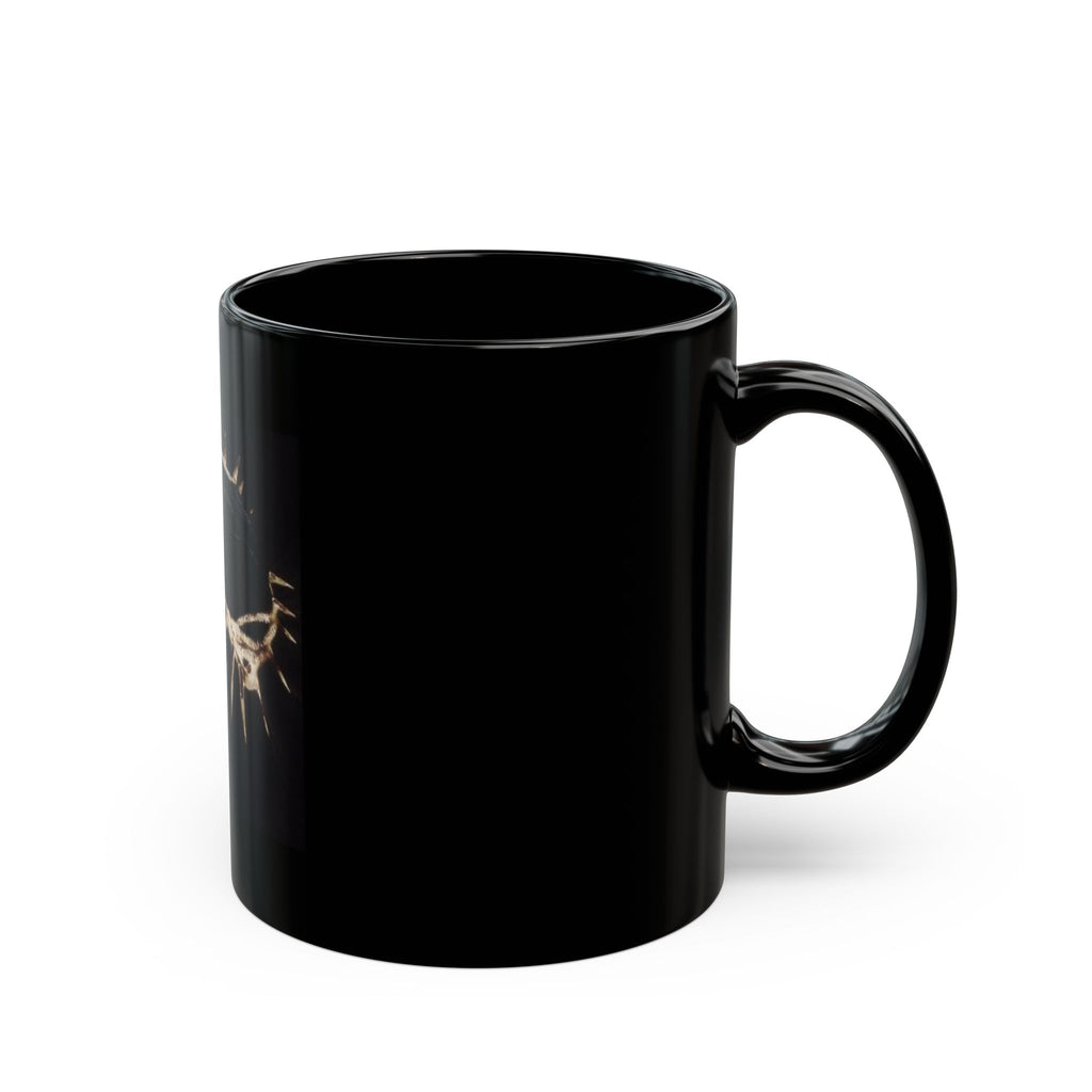 Black Mug - Yeshua (Jesus) Crown of Thorns Design