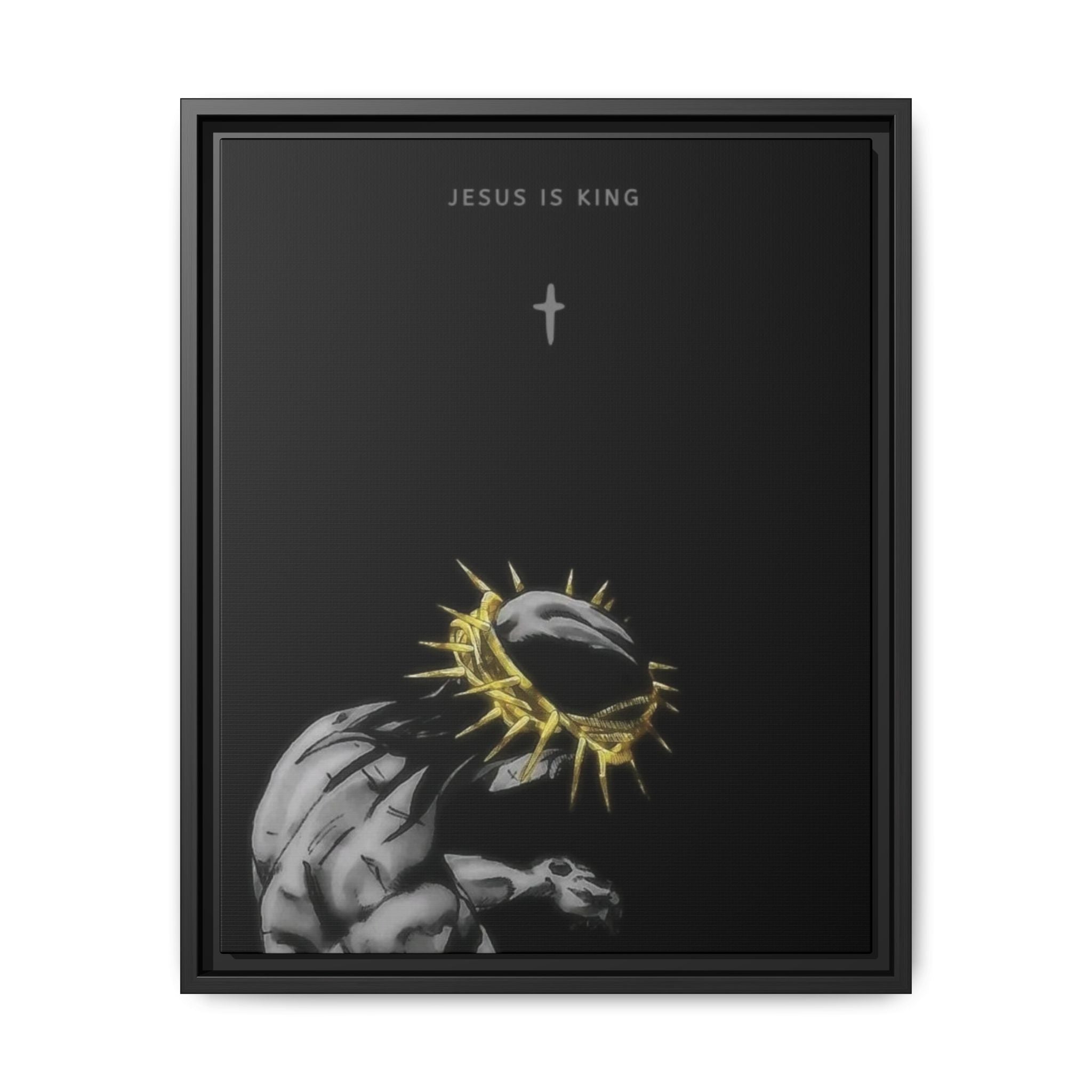 Jesus Is King Framed