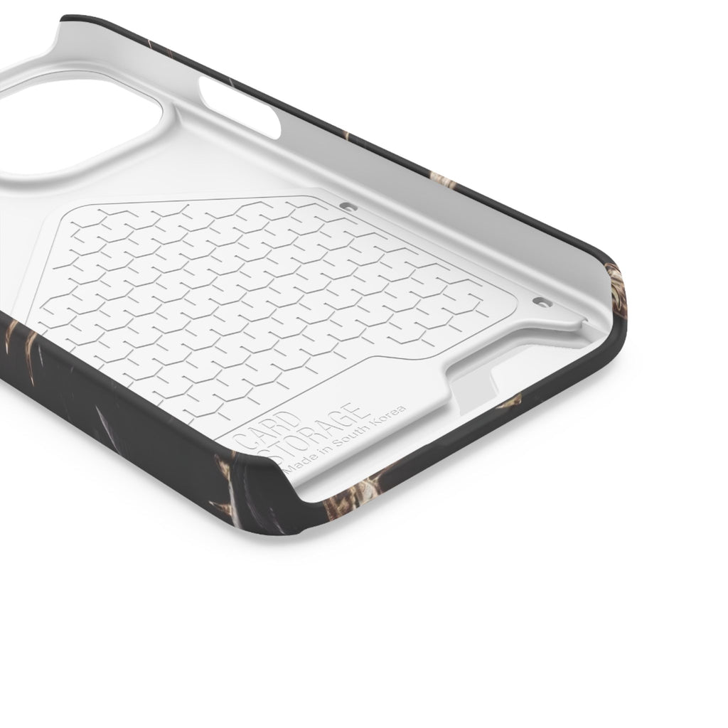Phone Case With Built-In Card Holder: Yeshua (Jesus) Crown Of Thorns Design