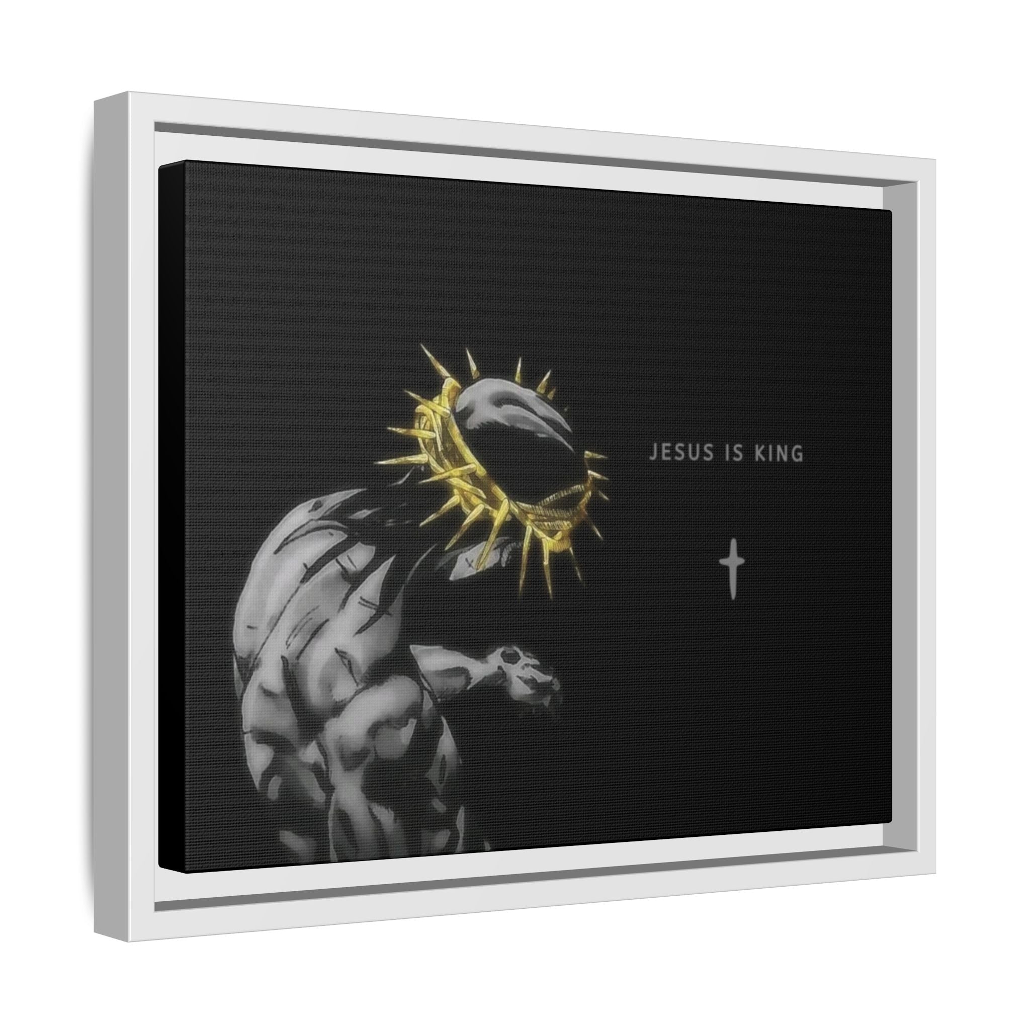 Jesus Is King Framed