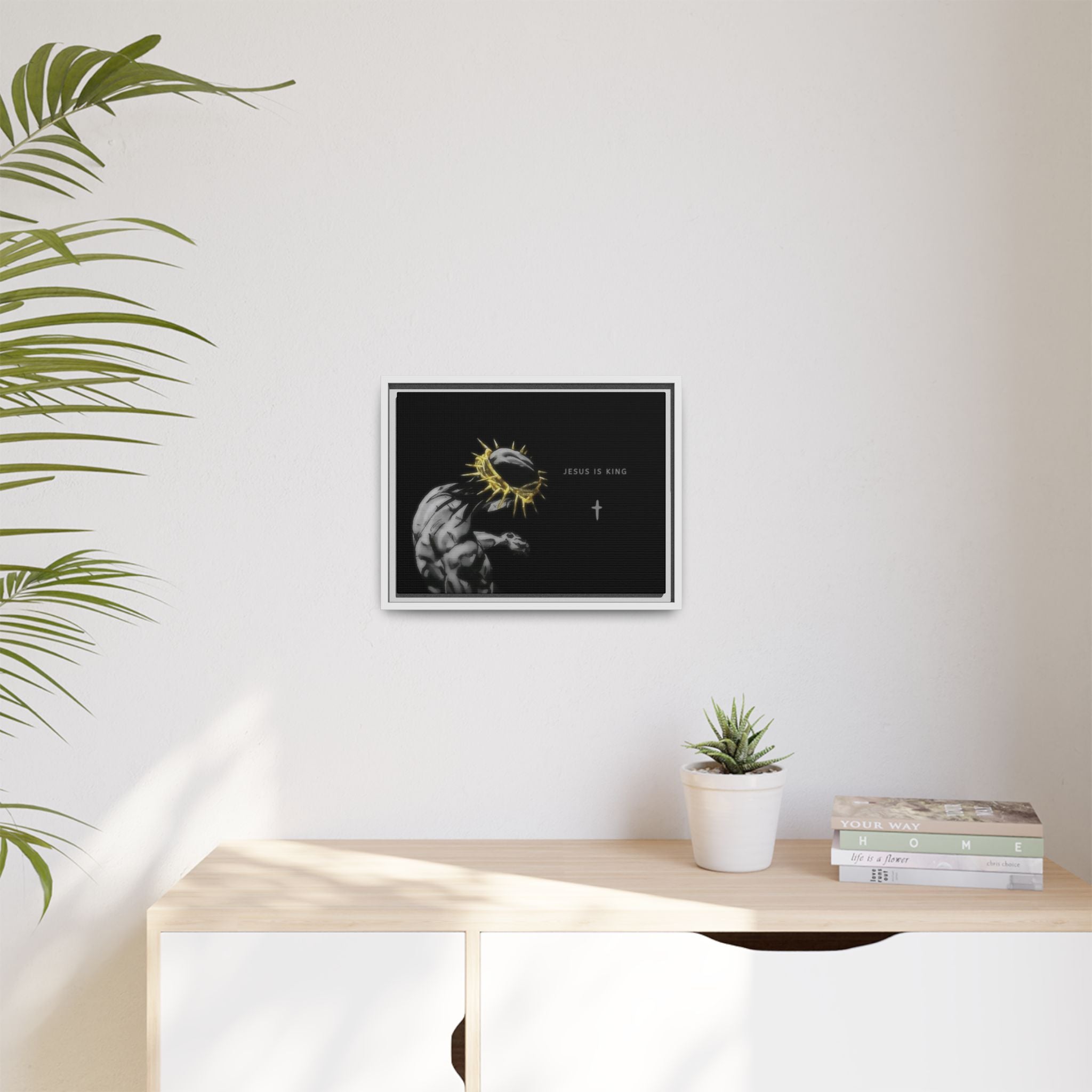 Jesus Is King Framed