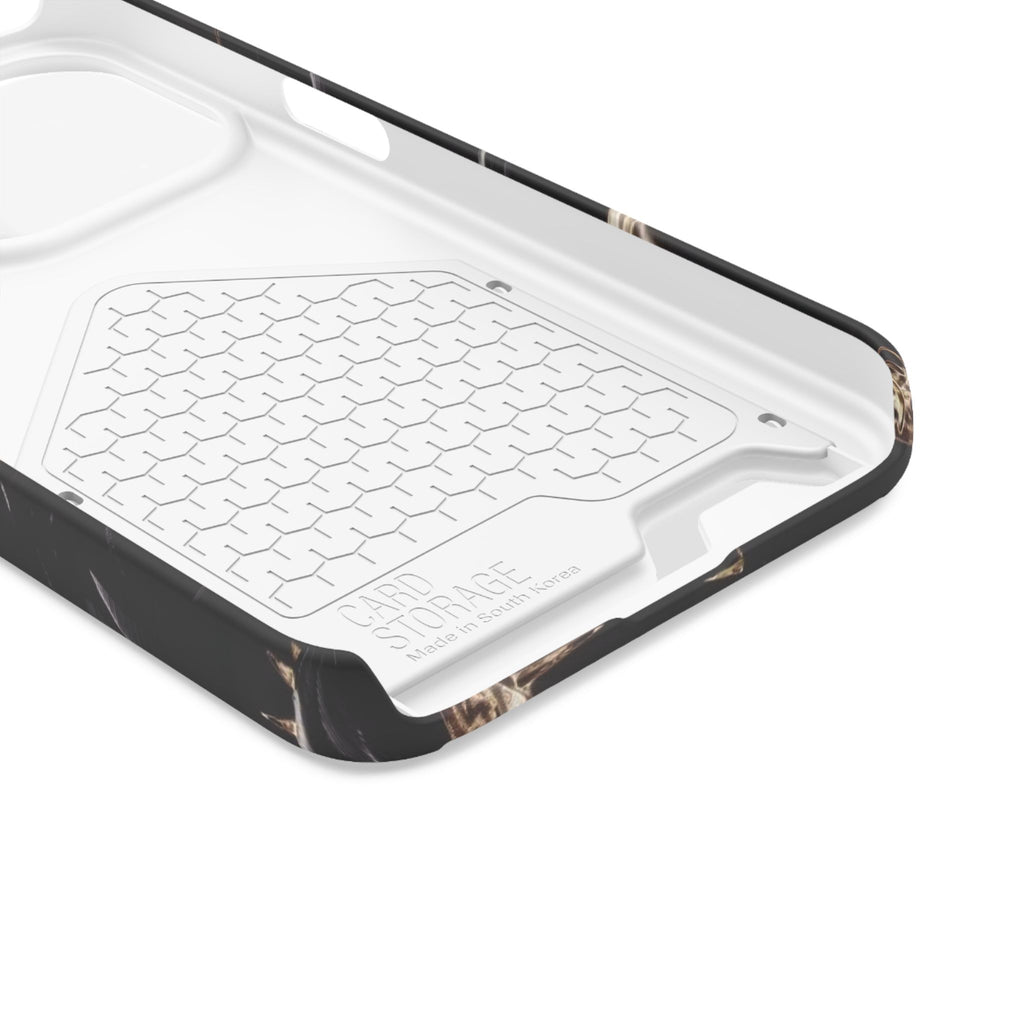 Phone Case With Built-In Card Holder: Yeshua (Jesus) Crown Of Thorns Design