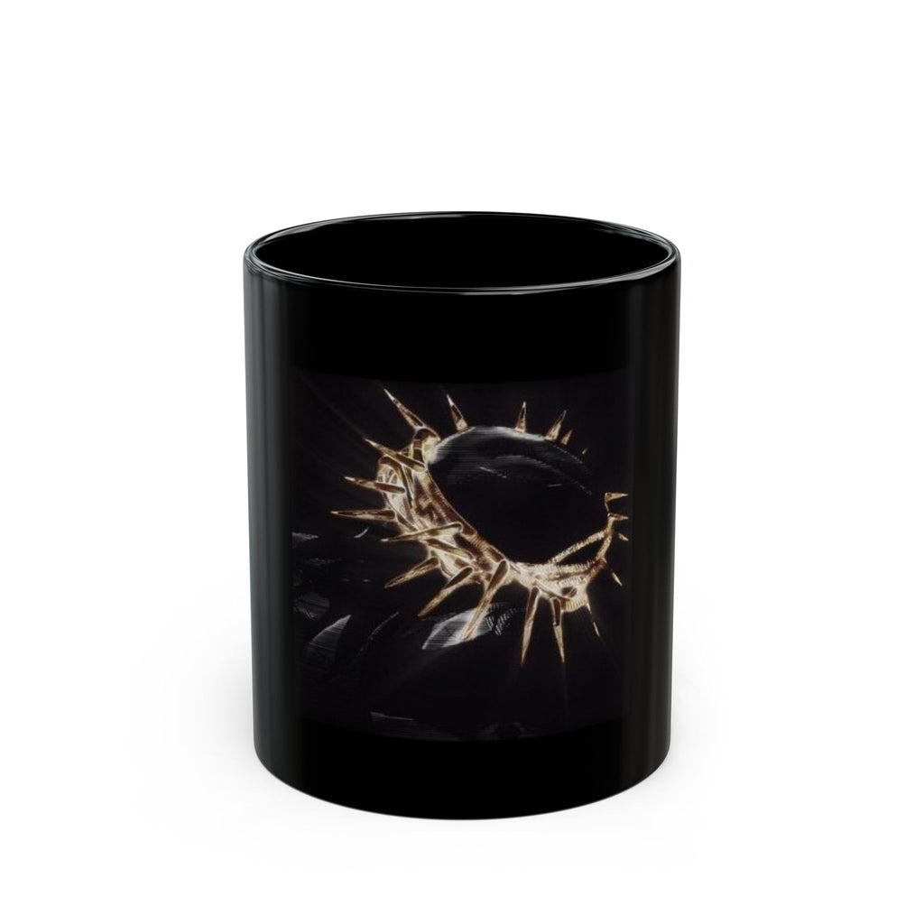 Black Mug - Yeshua (Jesus) Crown of Thorns Design