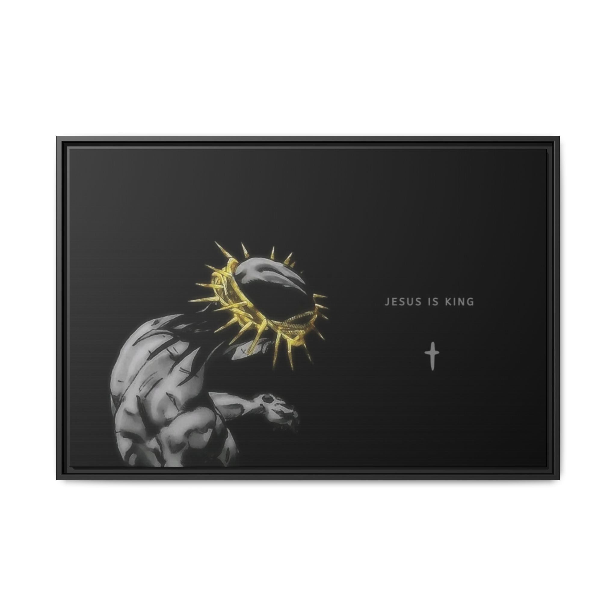 Jesus Is King Framed