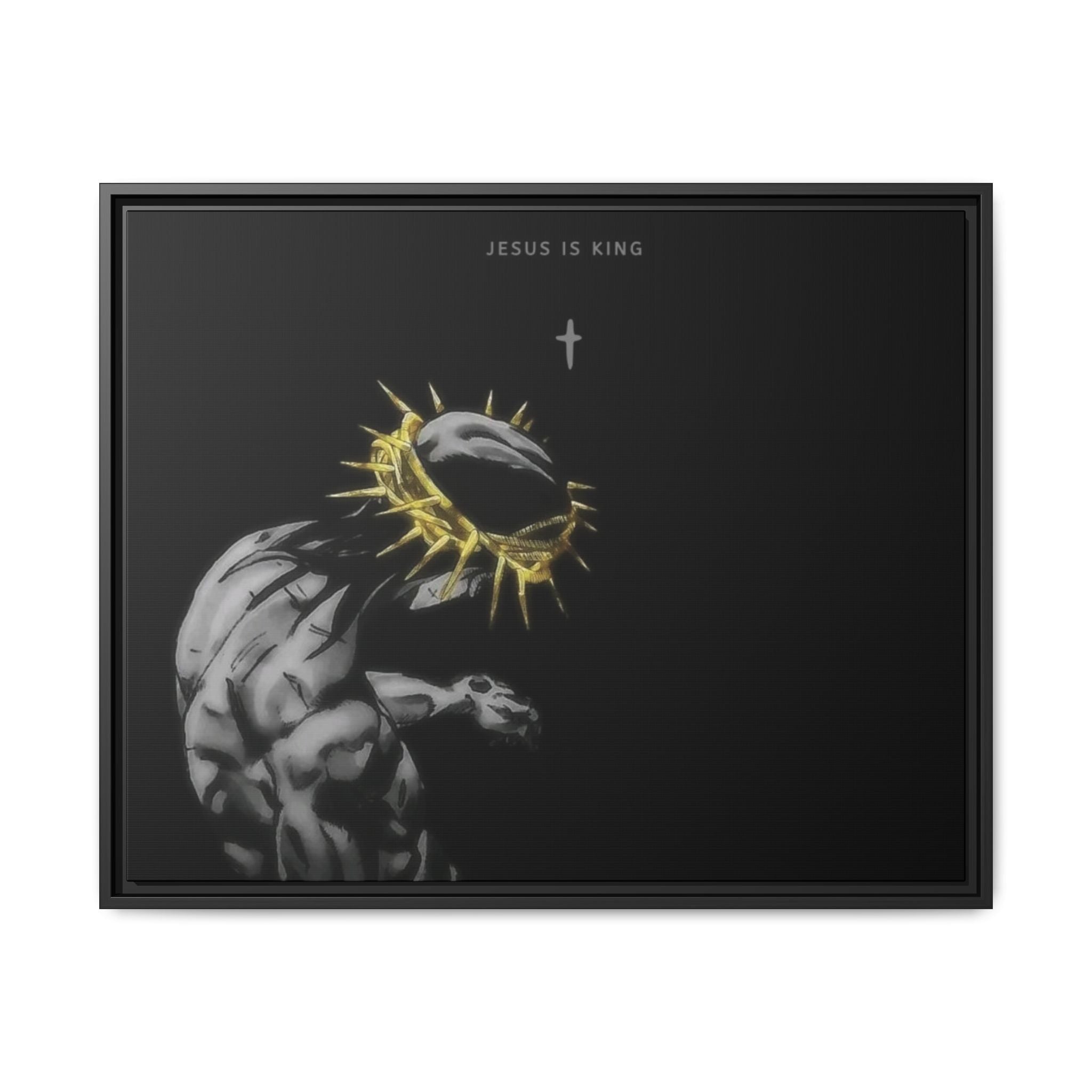 Jesus Is King Framed