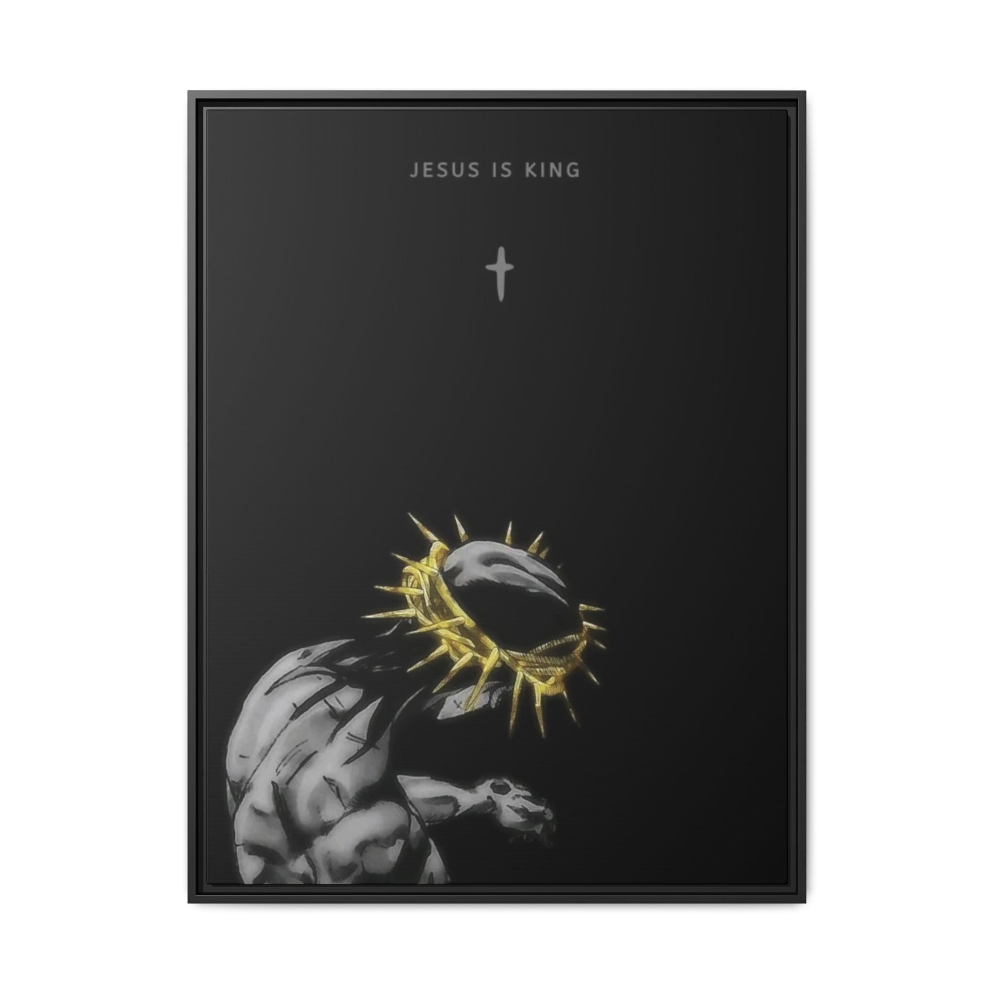 Jesus Is King Framed