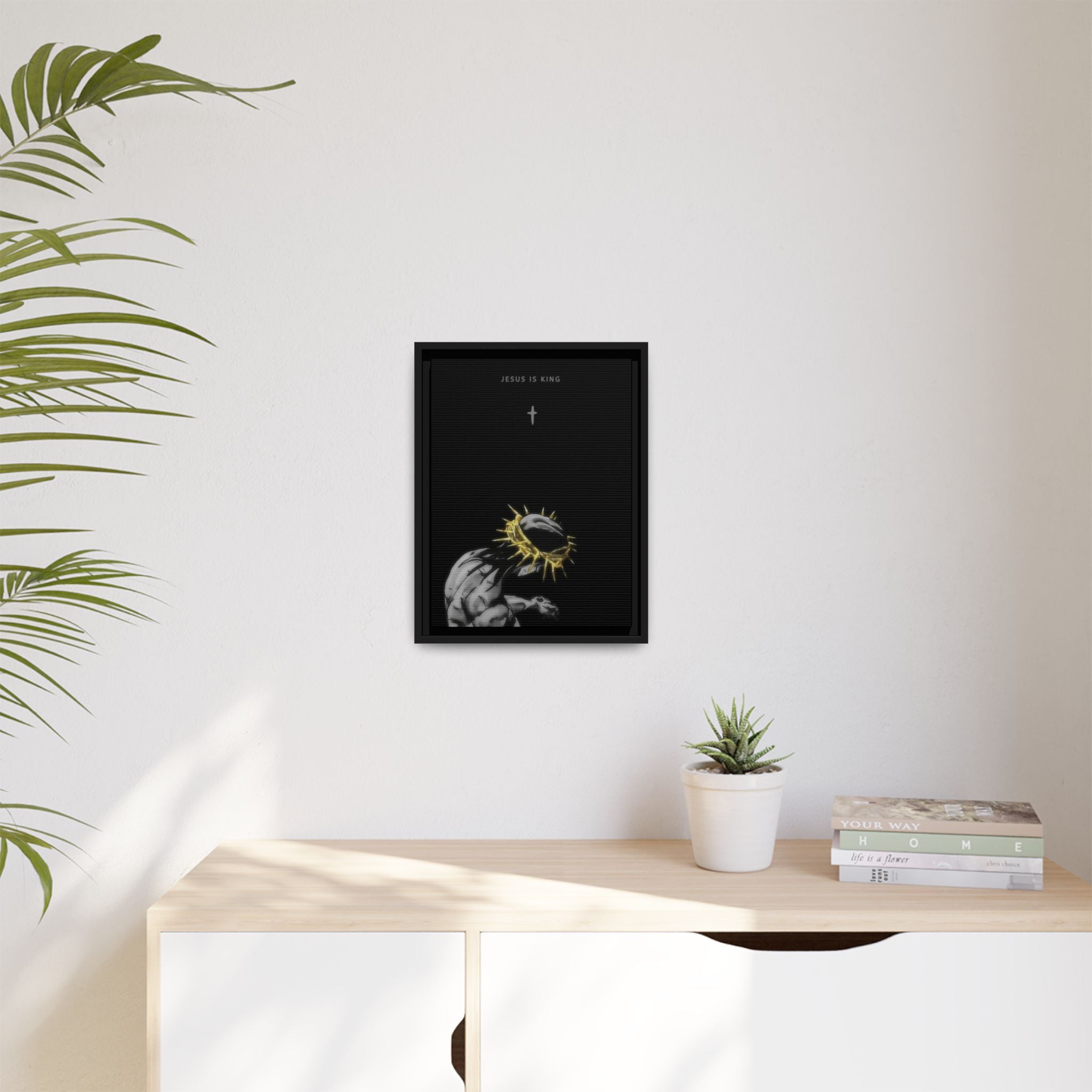 Jesus Is King Framed