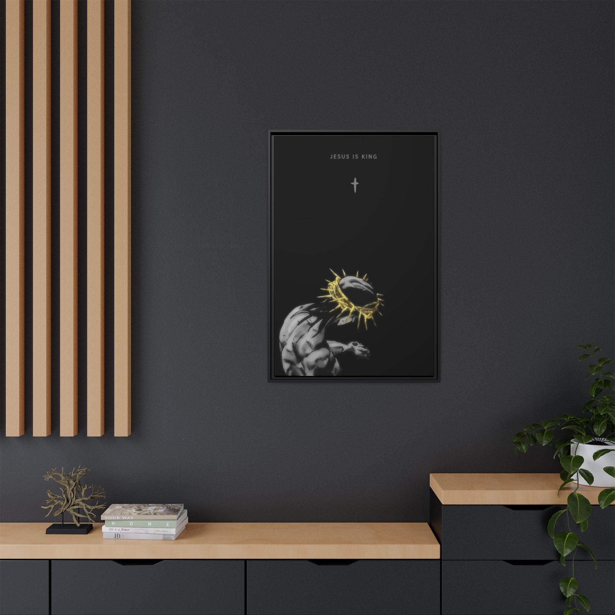 Jesus Is King Framed