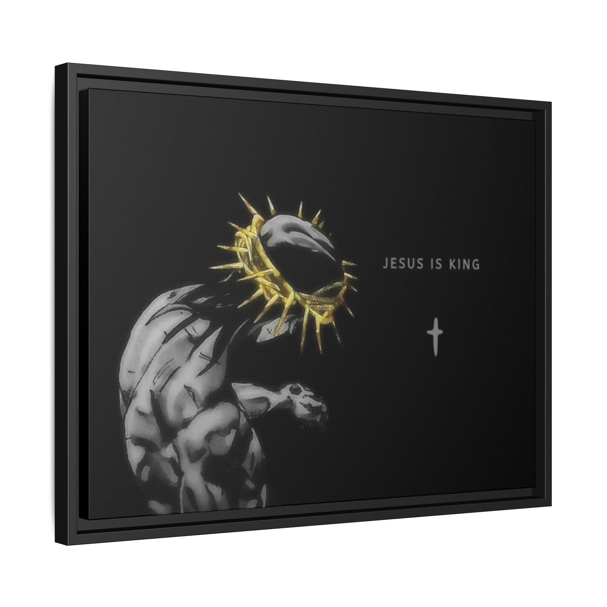 Jesus Is King Framed