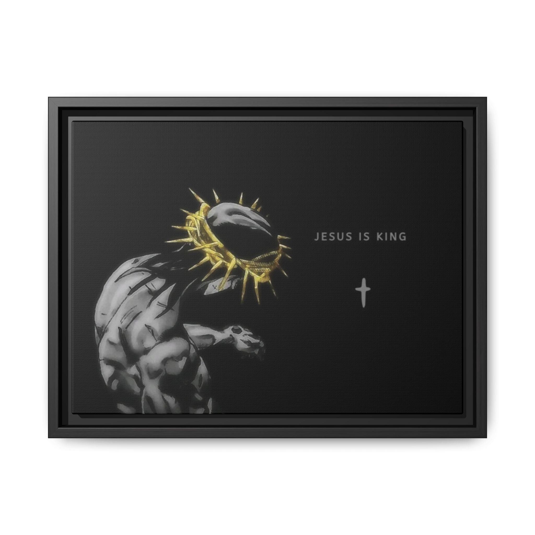 Jesus Is King Framed