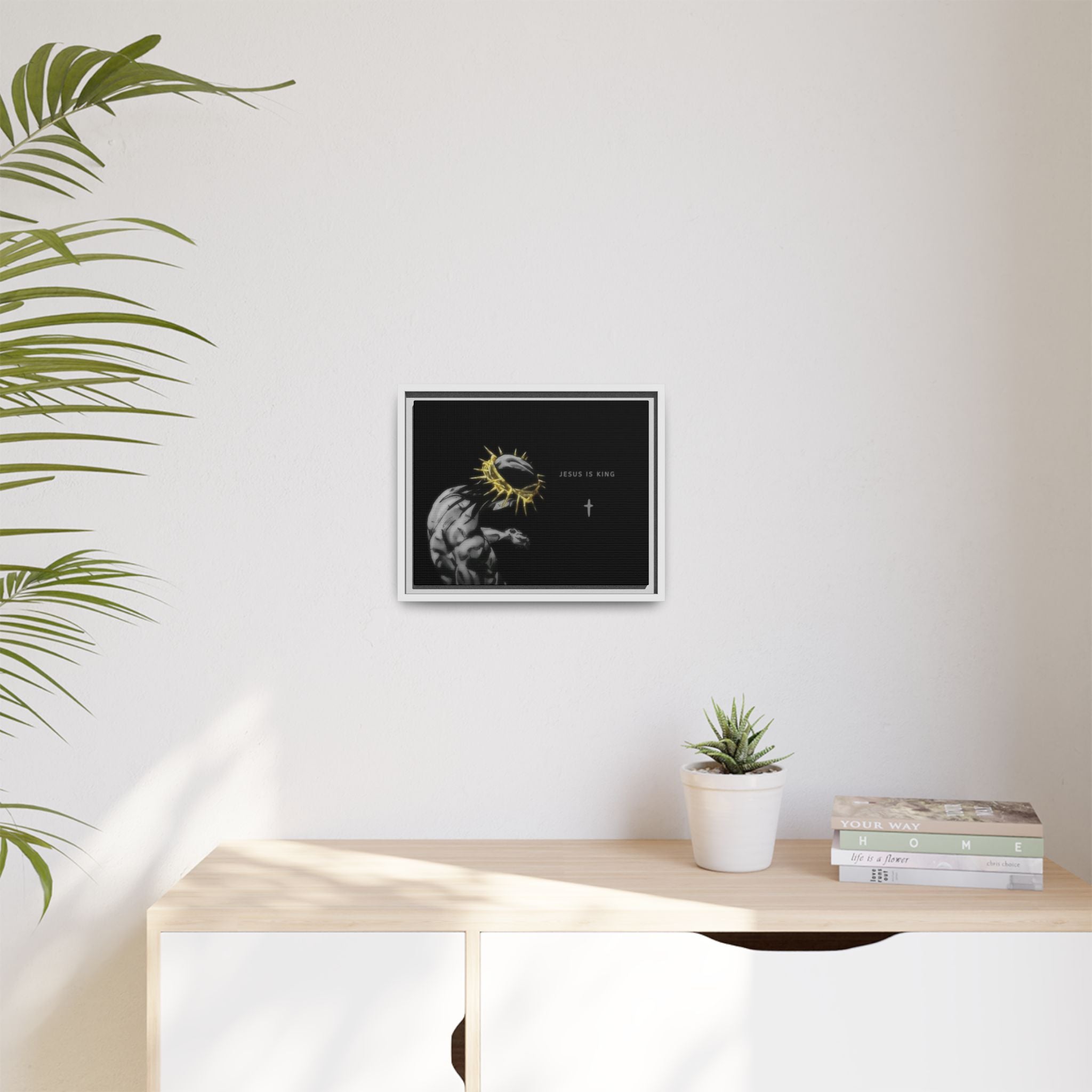 Jesus Is King Framed