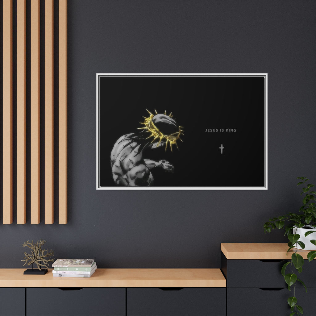 Jesus Is King Framed