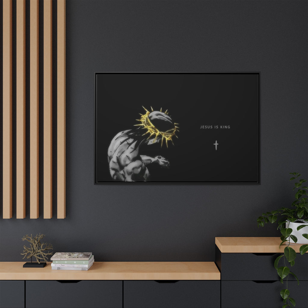 Jesus Is King Framed
