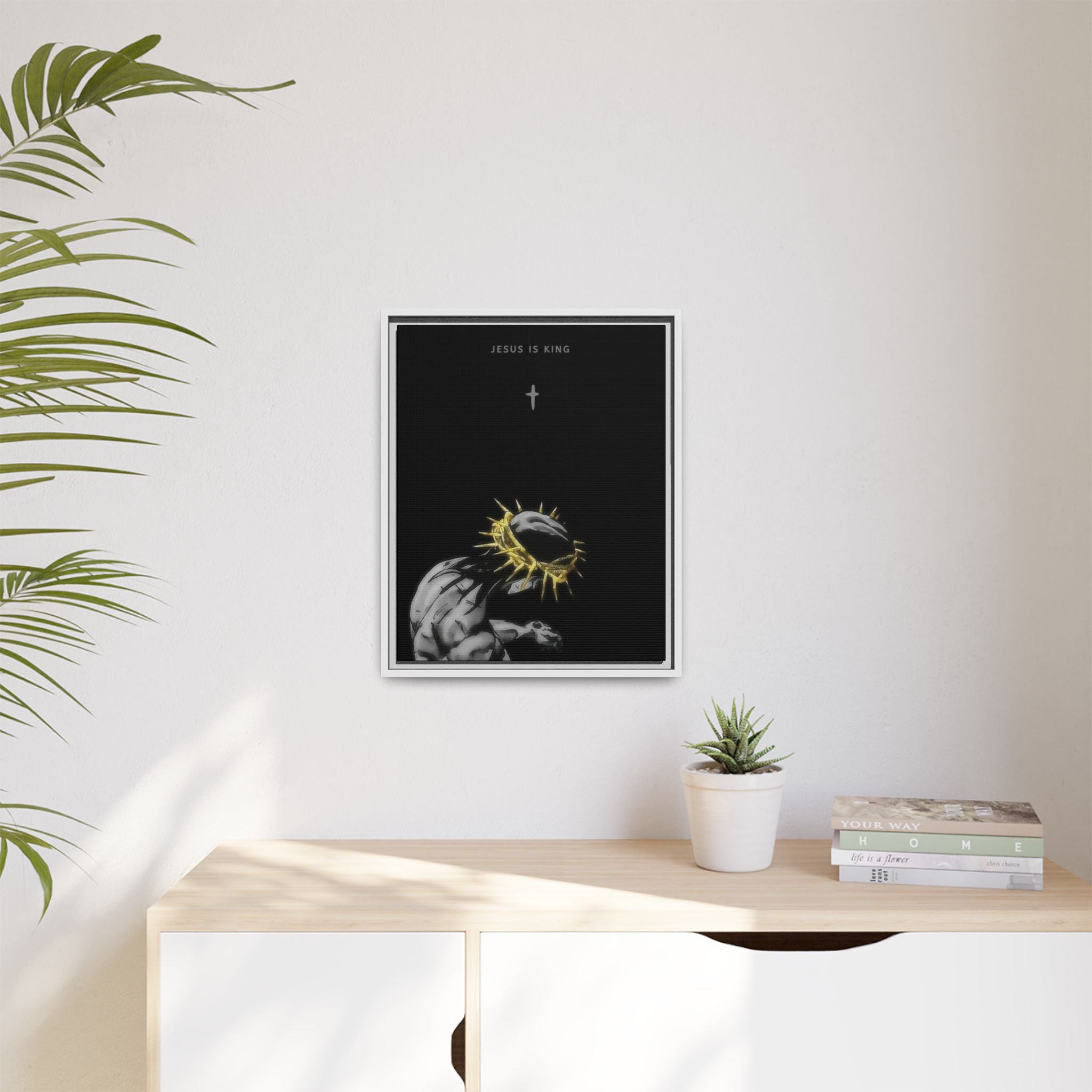 Jesus Is King Framed