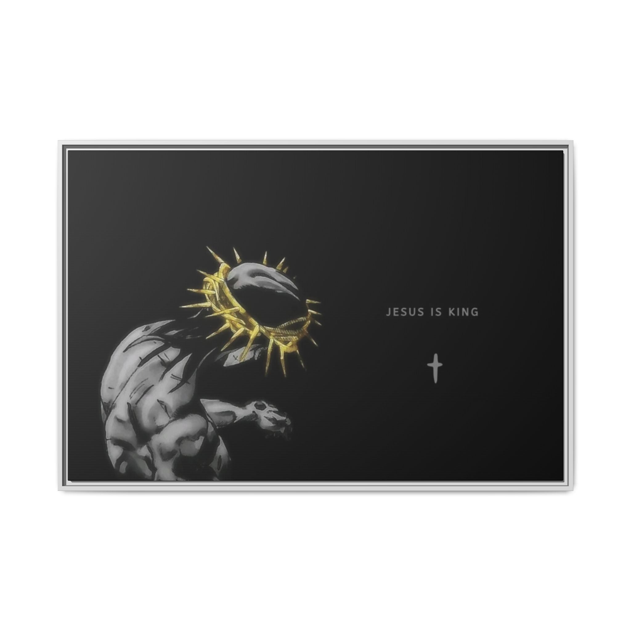 Jesus Is King Framed