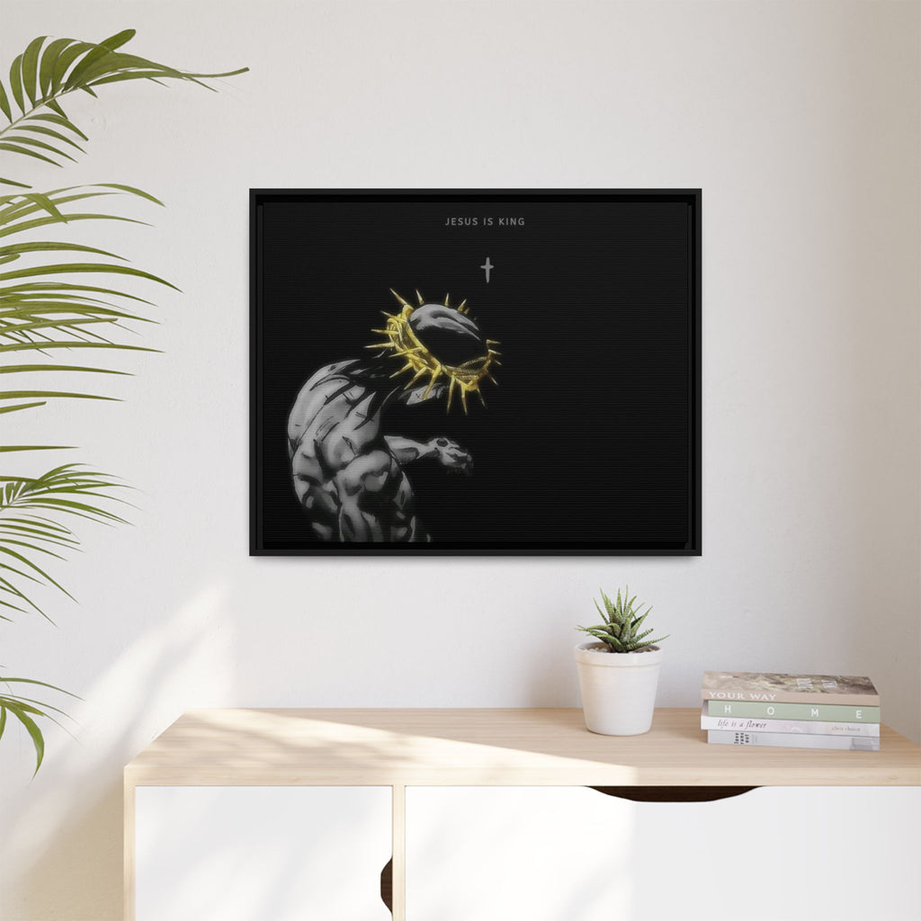 Jesus Is King Framed