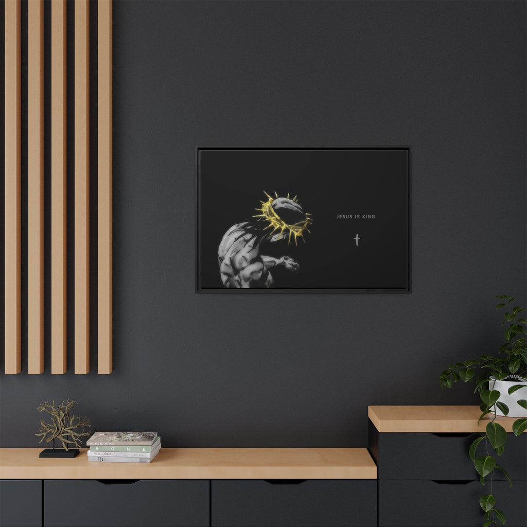 Jesus Is King Framed