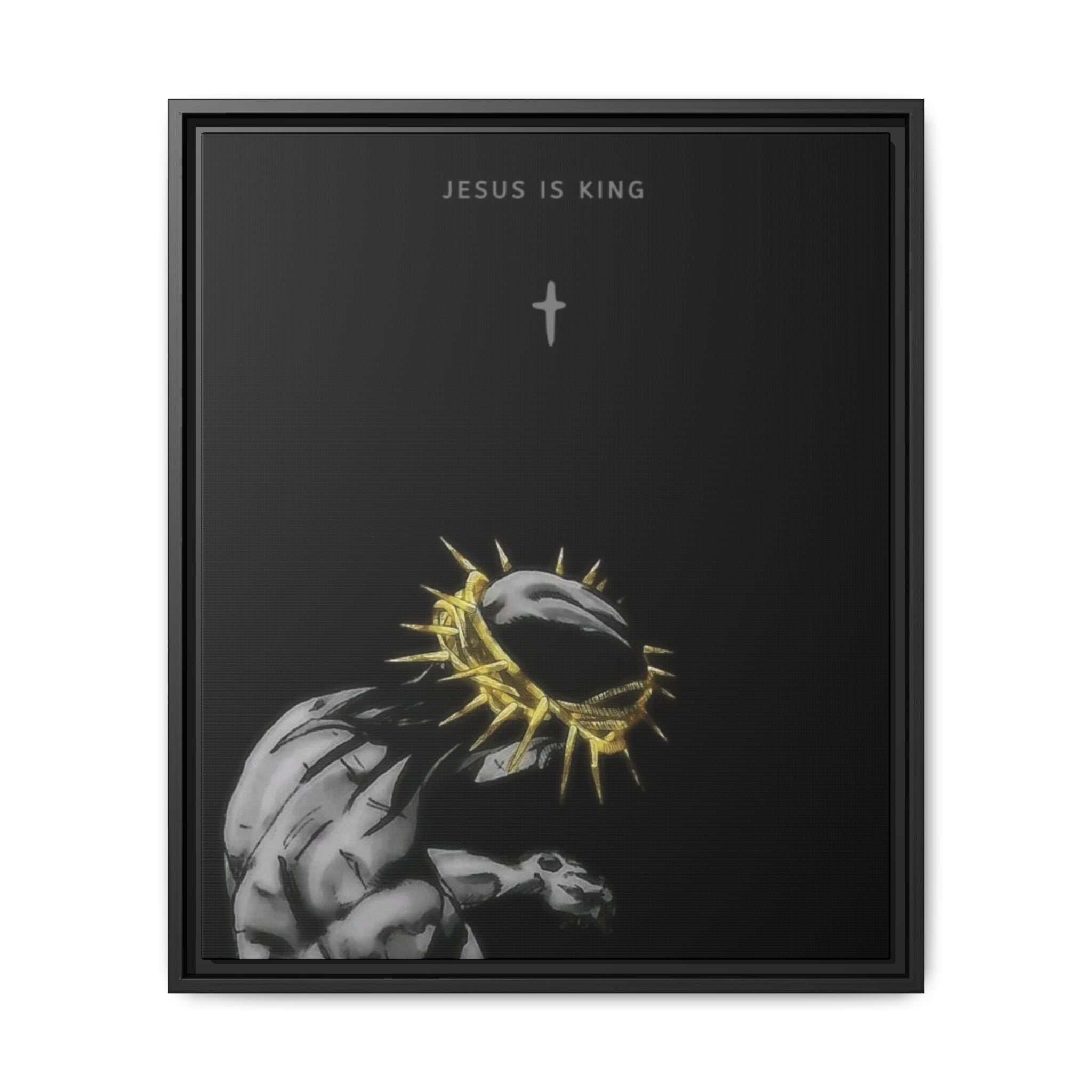 Jesus Is King Framed