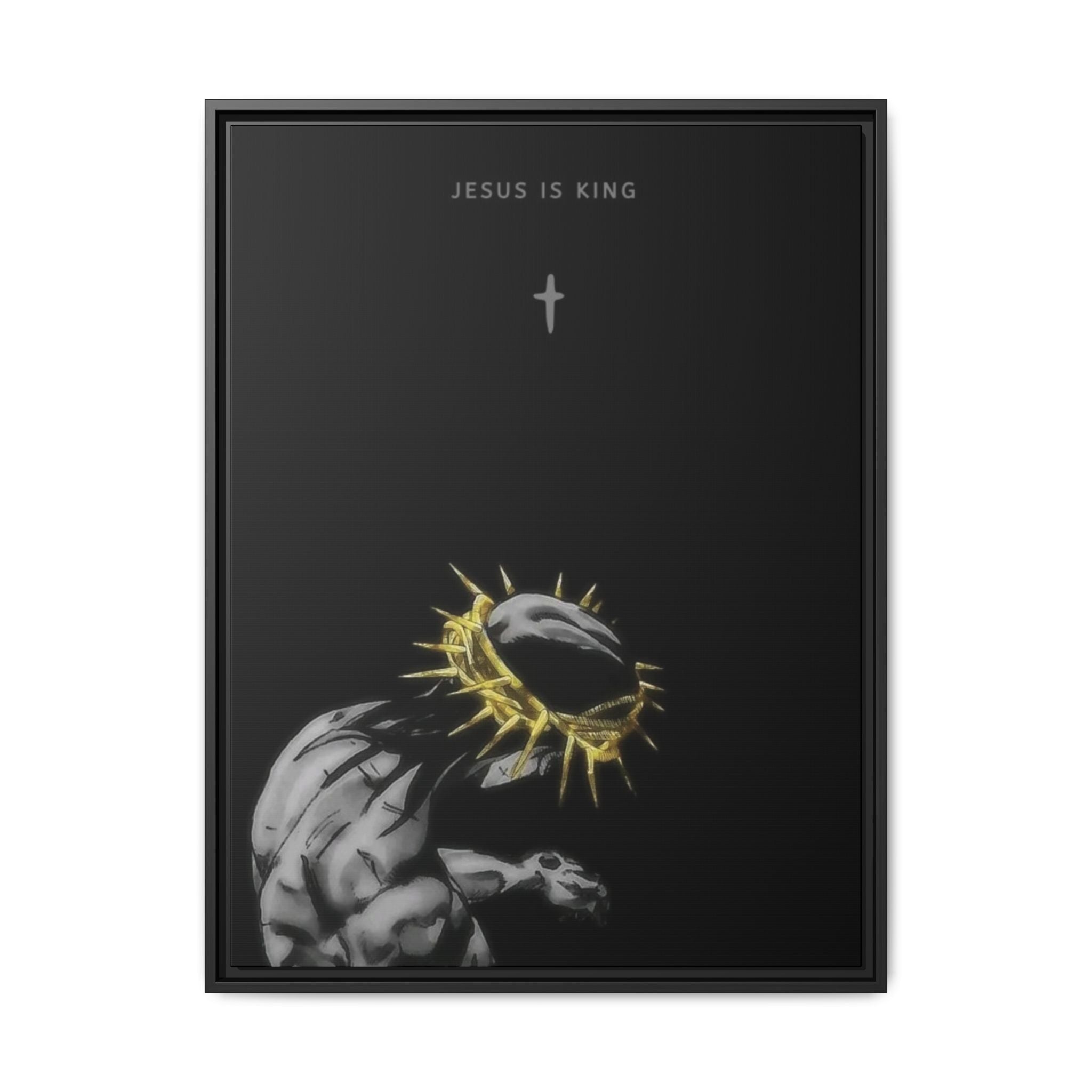 Jesus Is King Framed