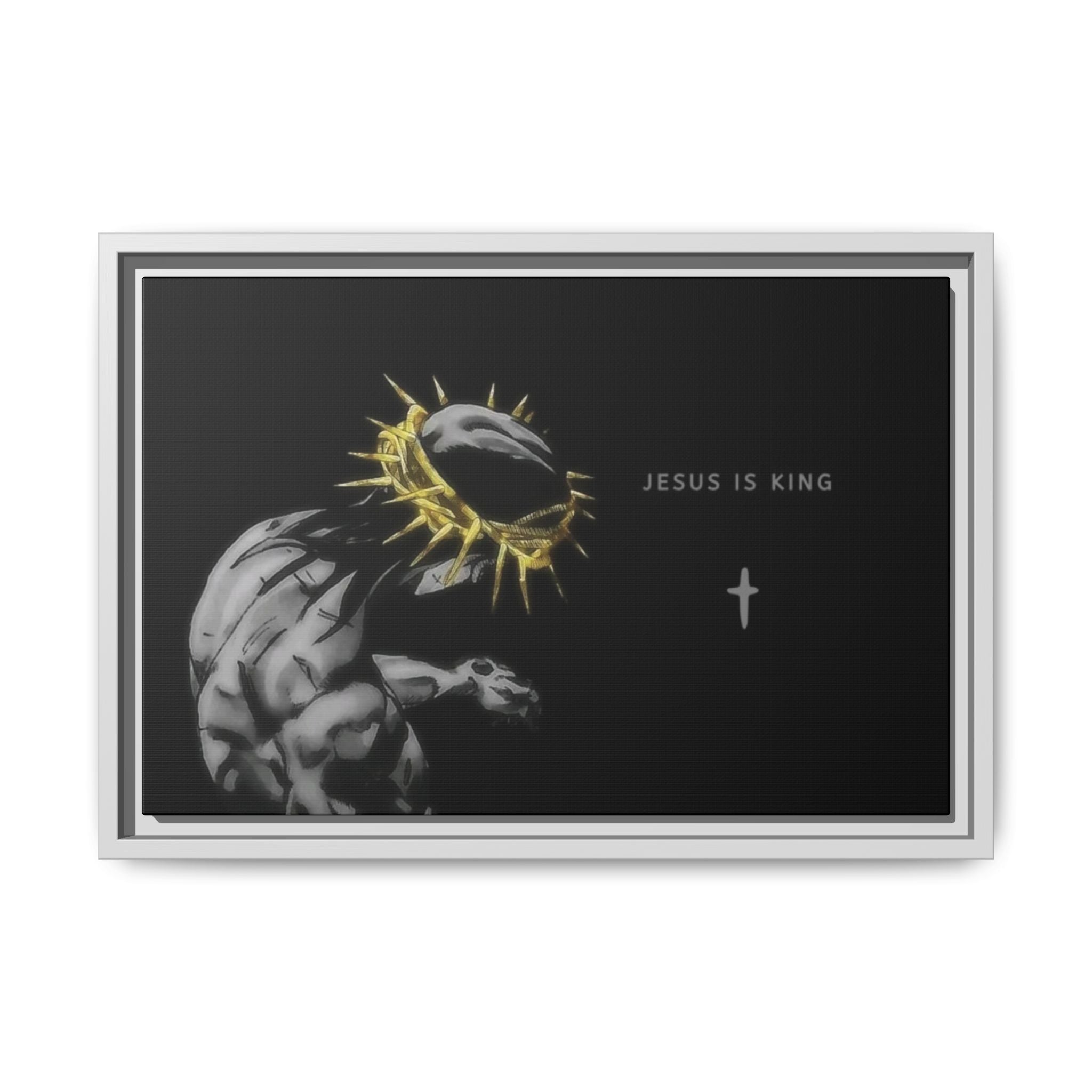Jesus Is King Framed