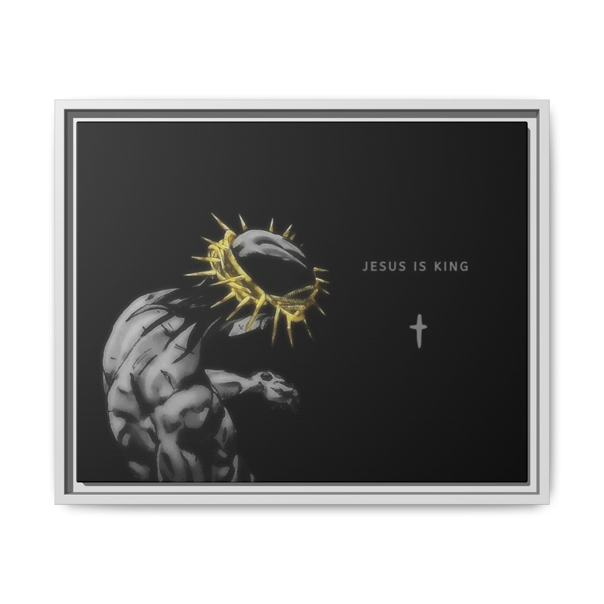 Jesus Is King Framed