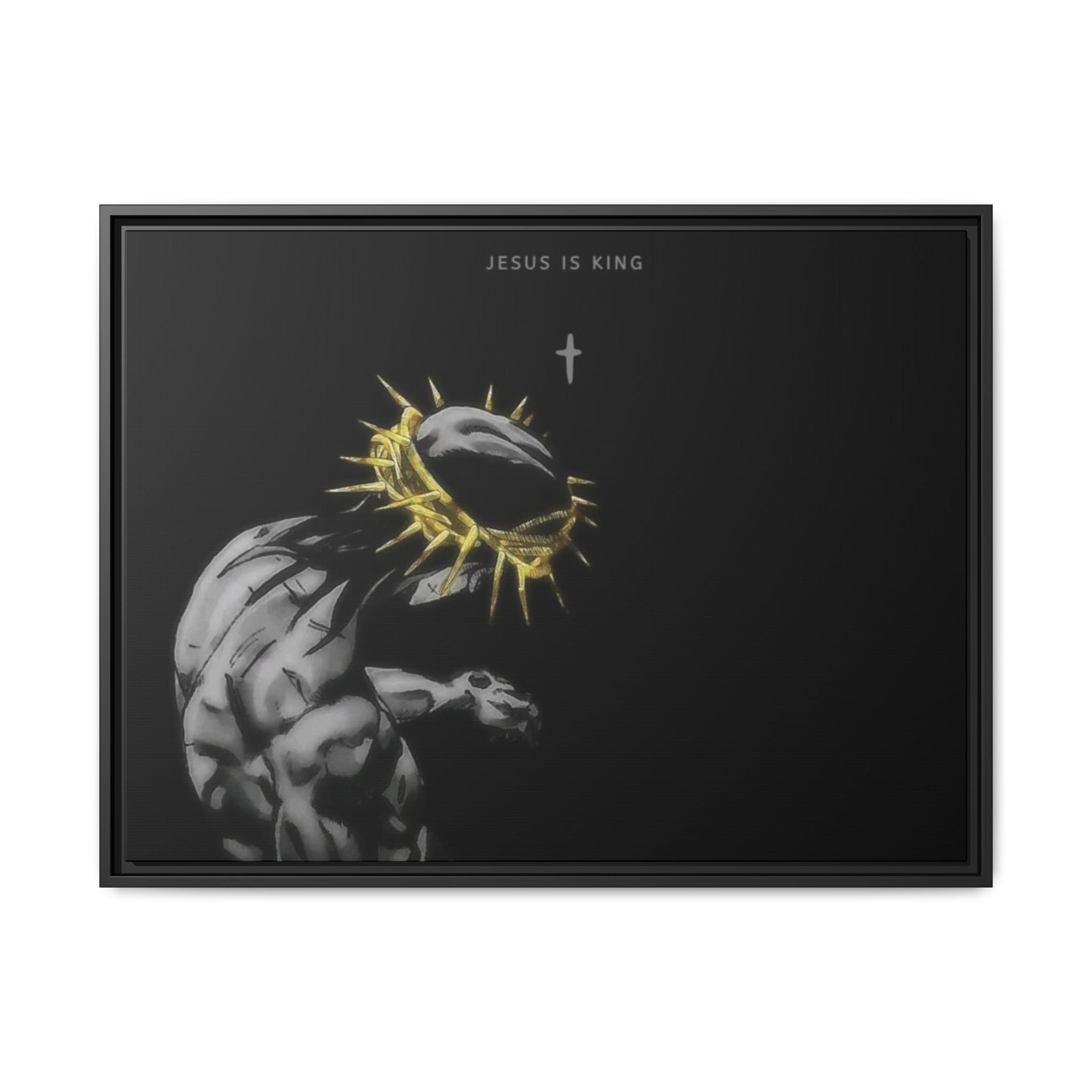 Jesus Is King Framed