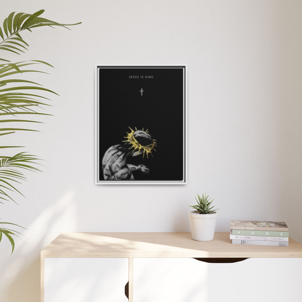 Jesus Is King Framed