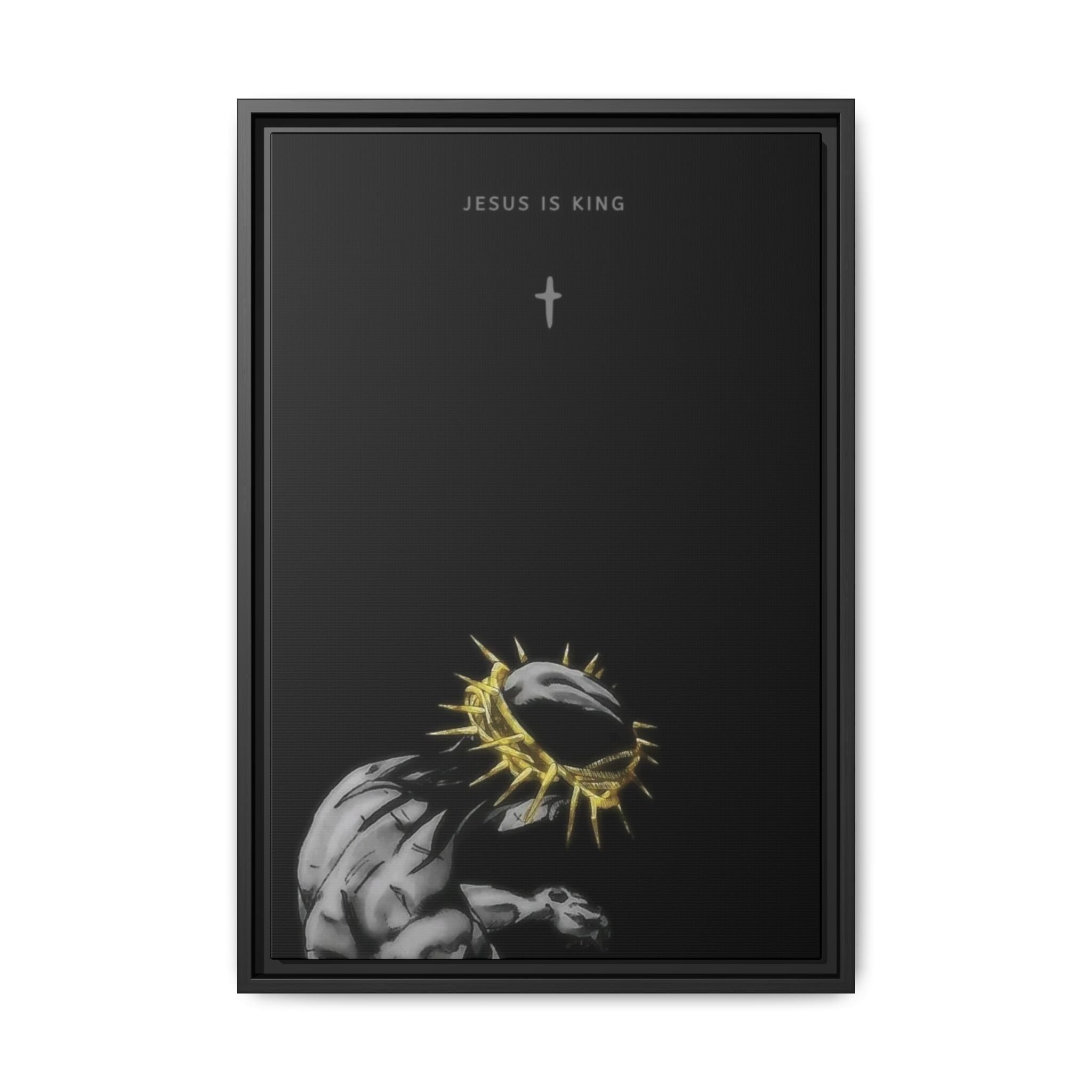 Jesus Is King Framed