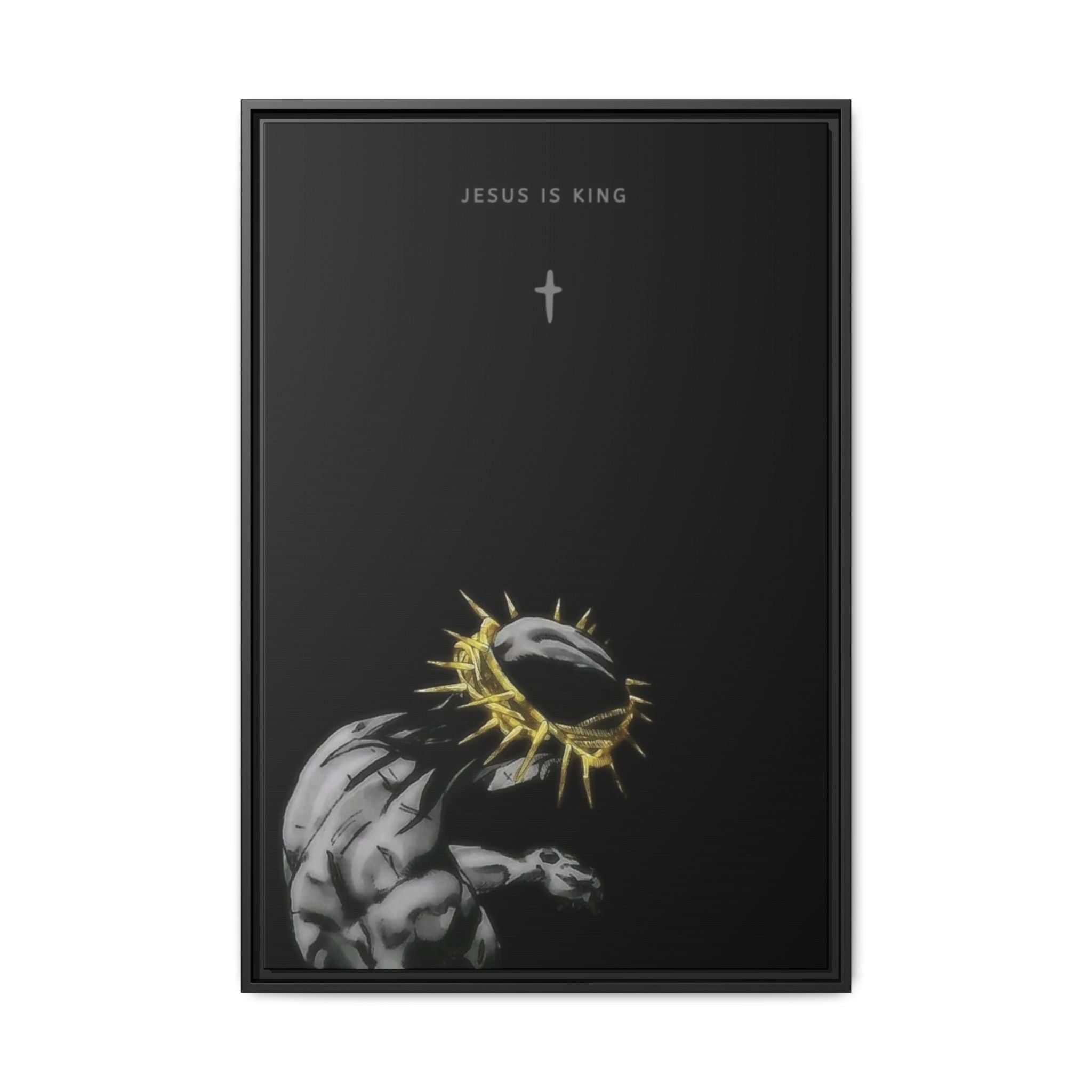 Jesus Is King Framed