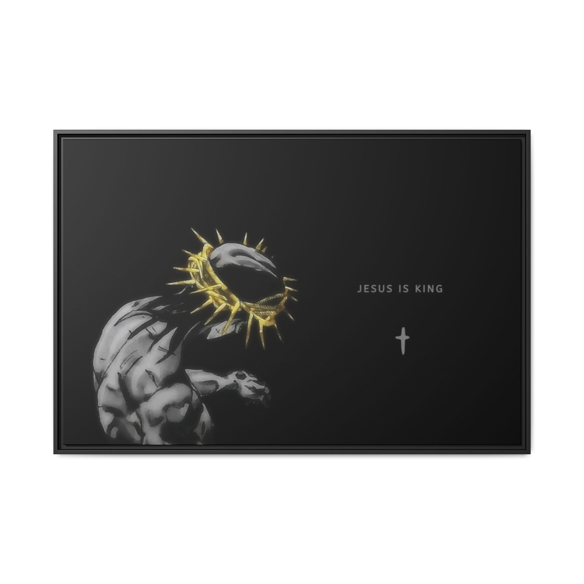 Jesus Is King Framed