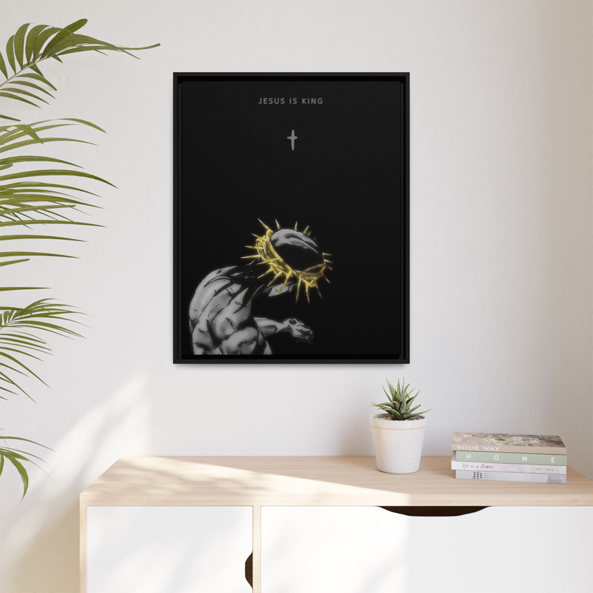 Jesus Is King Framed