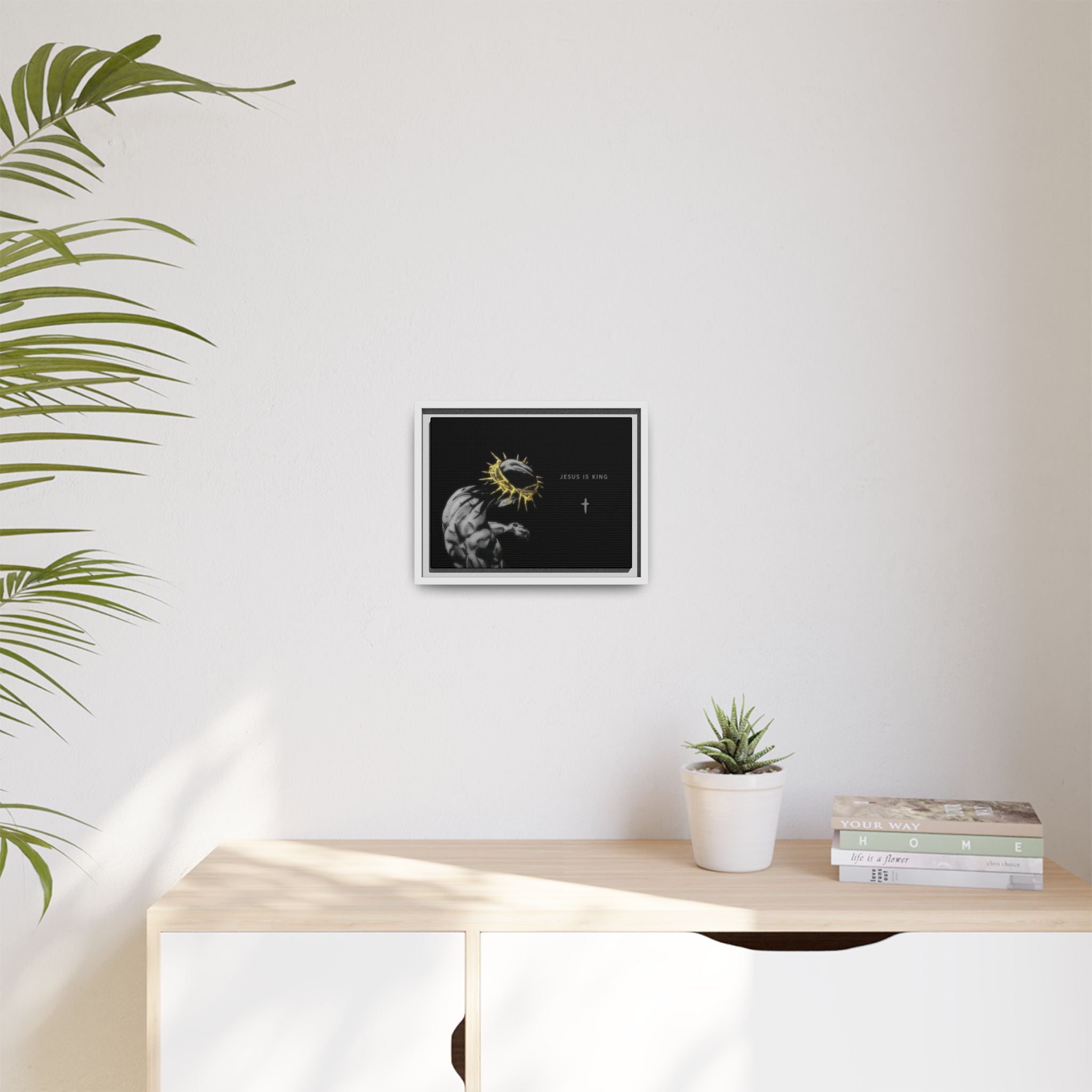 Jesus Is King Framed
