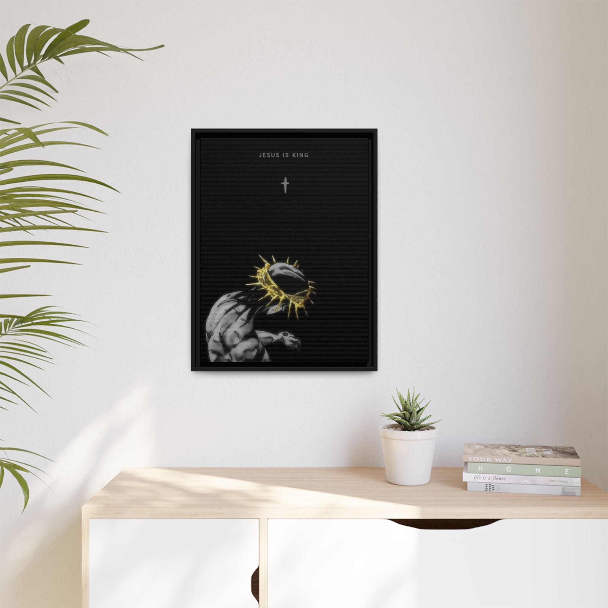 Jesus Is King Framed