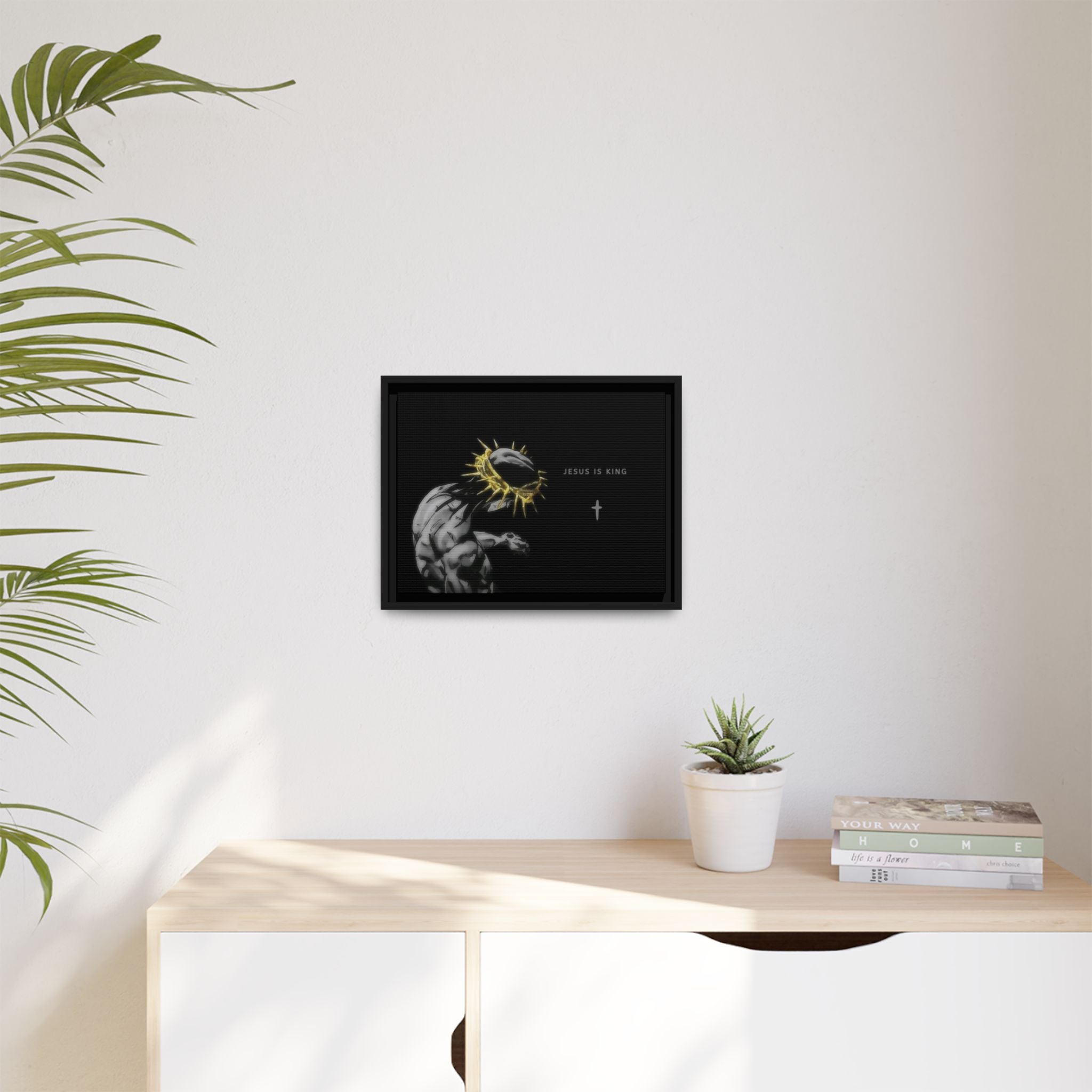 Jesus Is King Framed